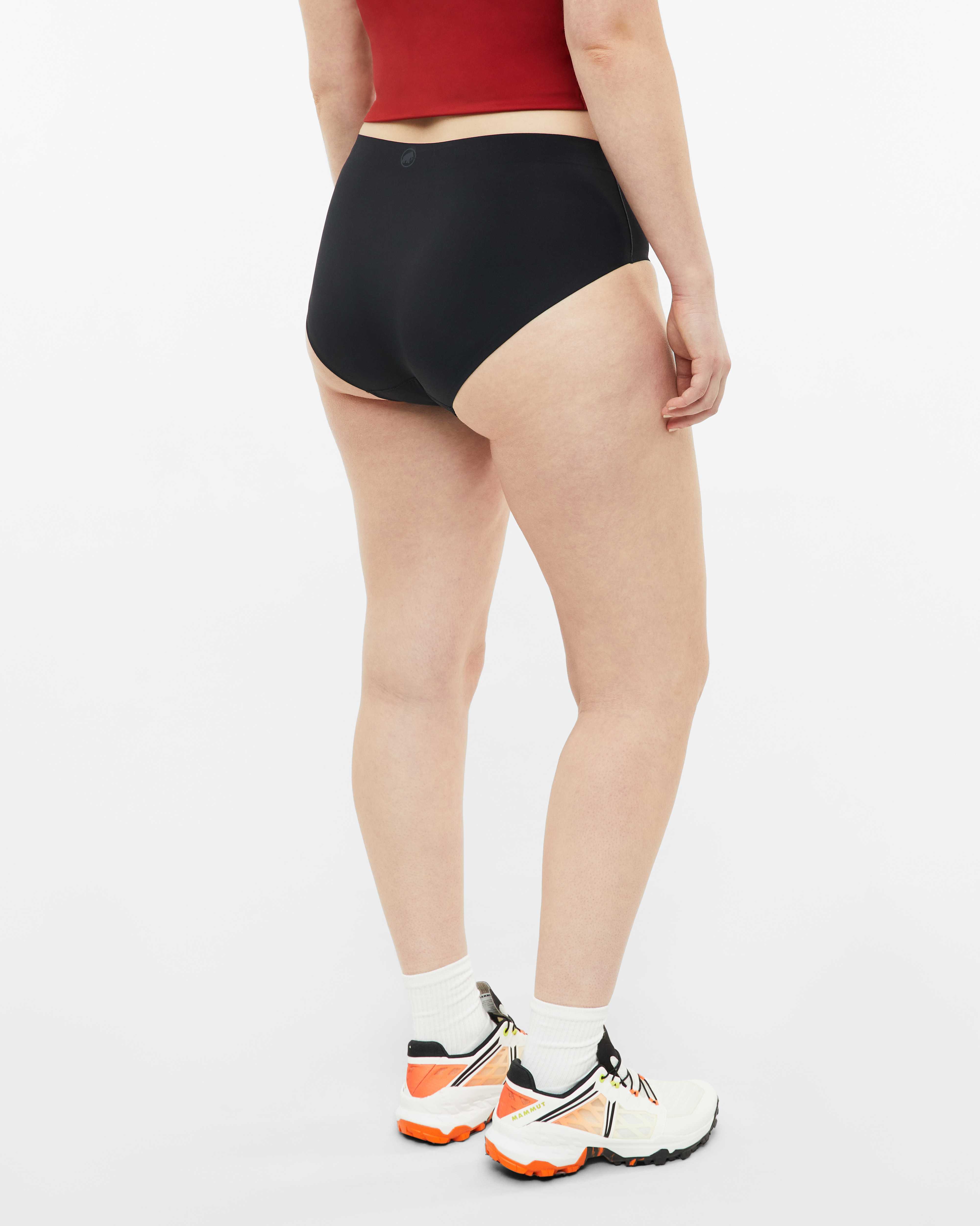Mammut Mammut Hiphugger - Engineered period panty - Medium absorben, black - Black - Model back view