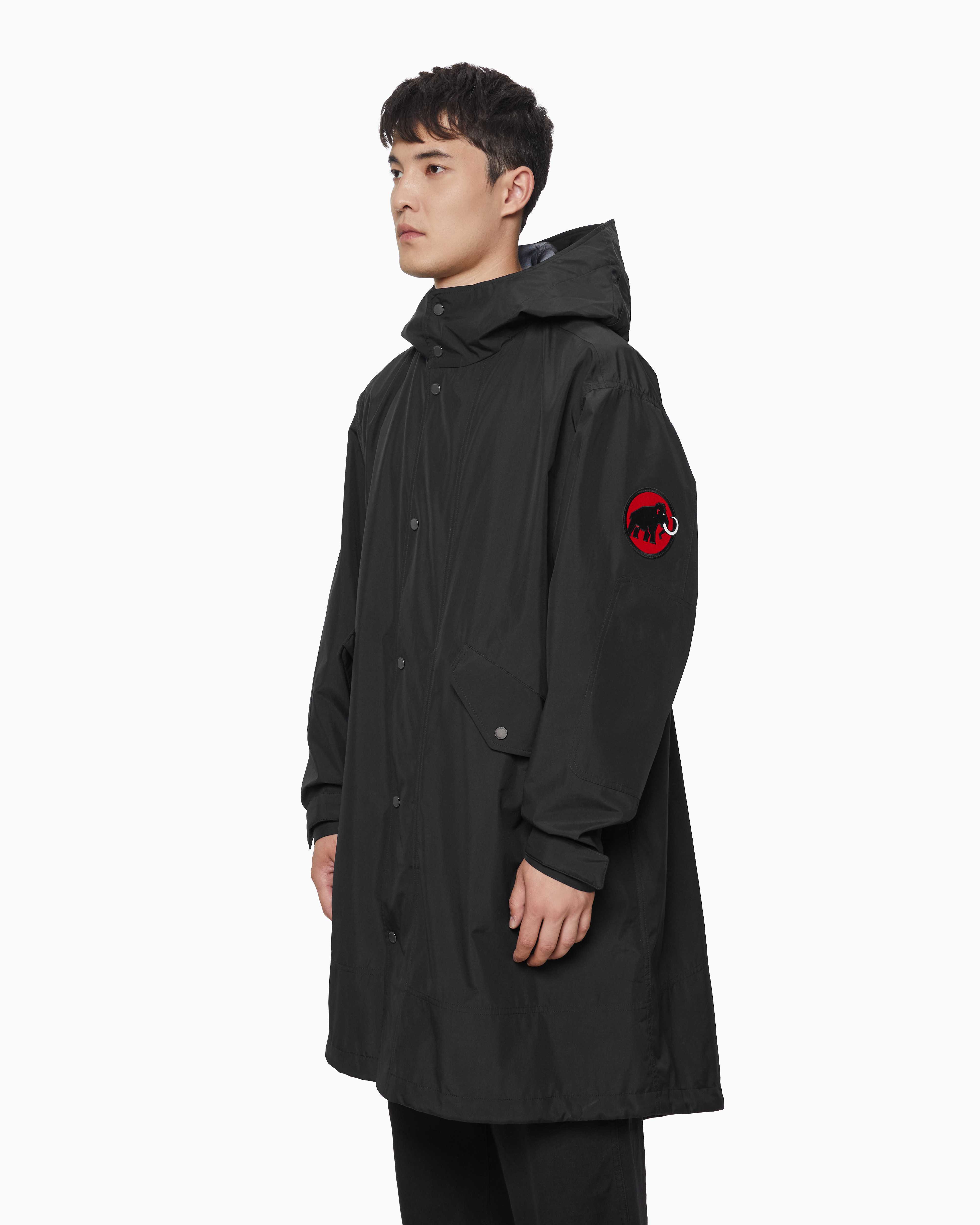 Mammut JWMAN + MAMMUT WR-C910 Mod Coat, black - Black - Model side view