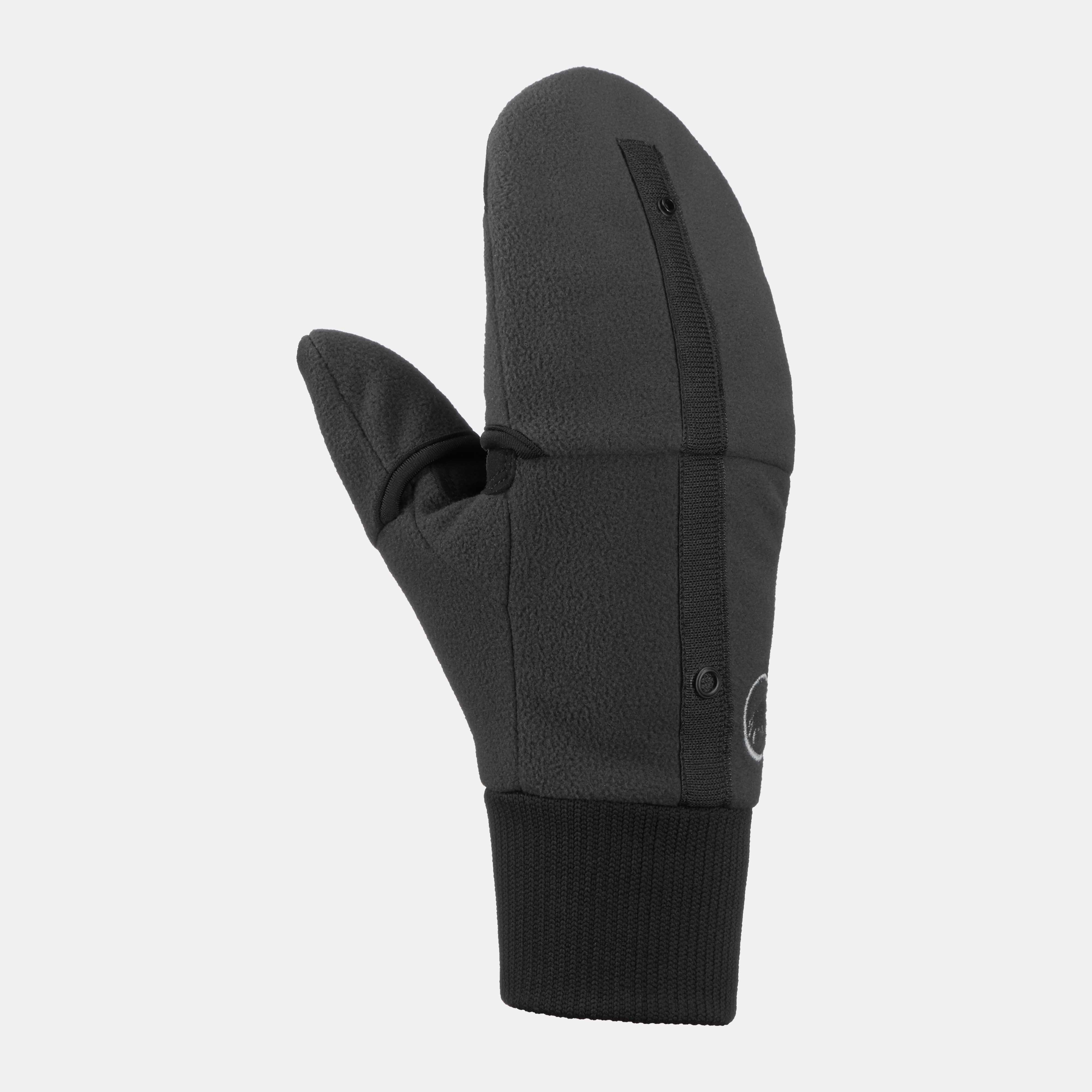 Mammut Shelter SO Convertible Mitten, black - Black