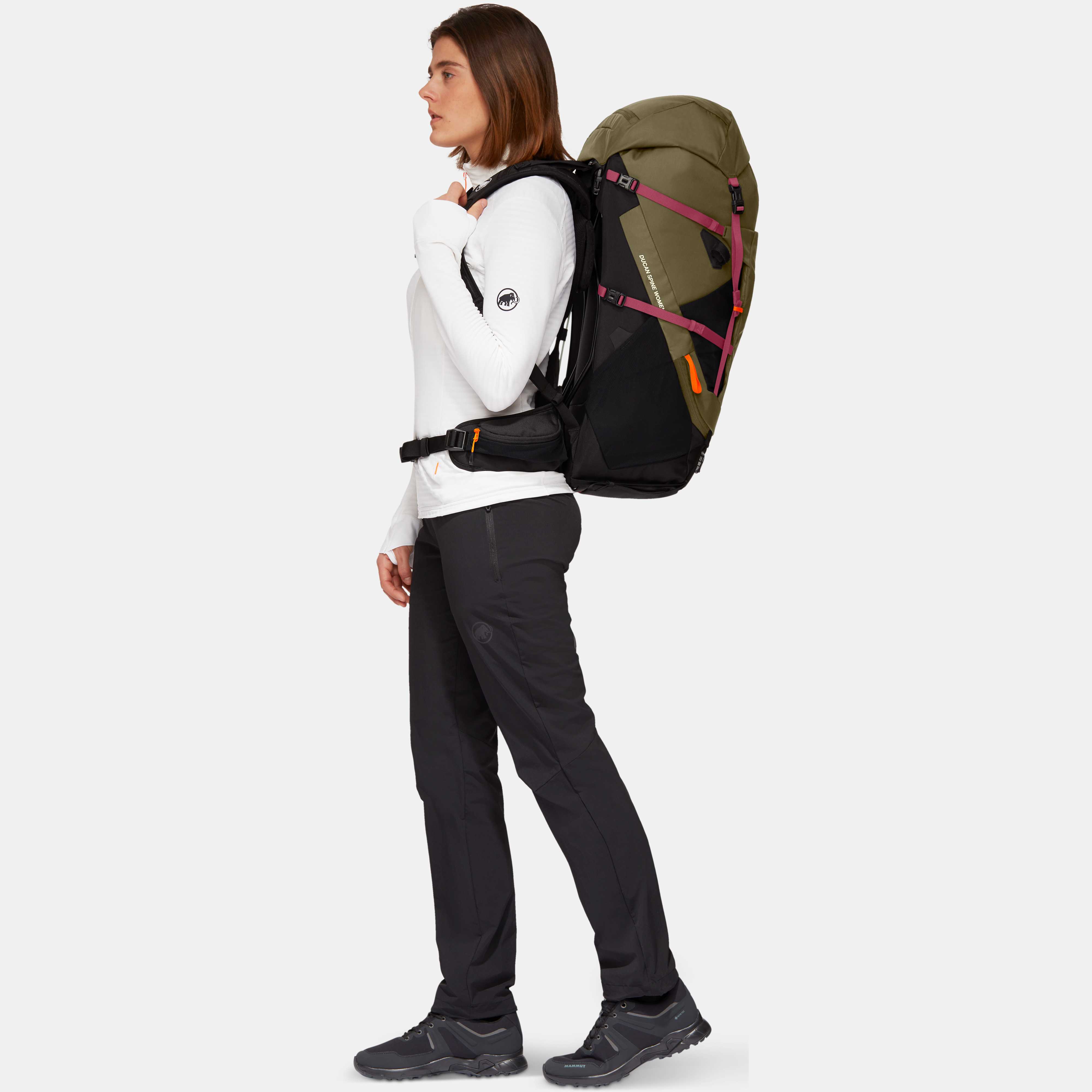 Mammut Ducan Spine 55 Women - olive-black, 55 L - Olive-black