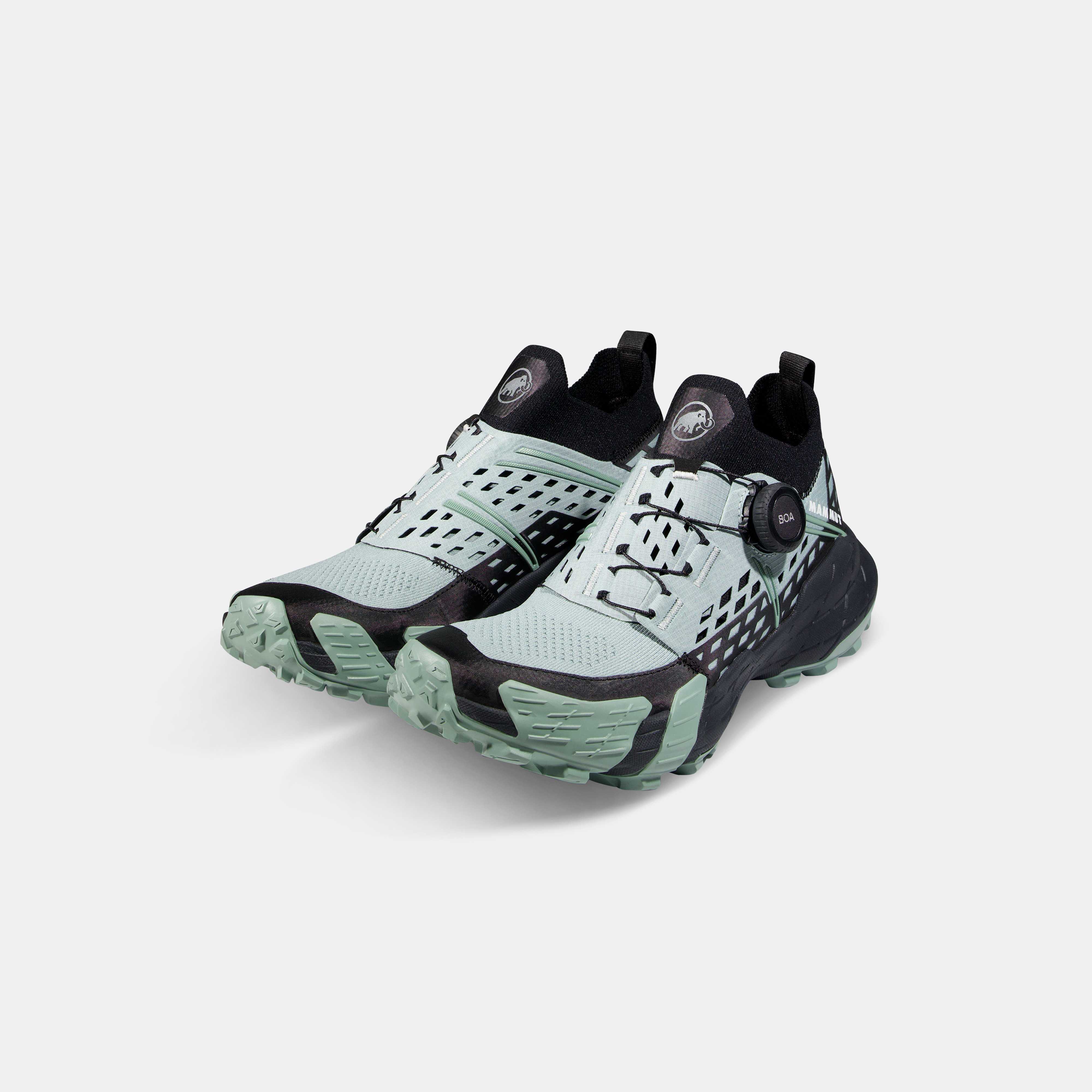 Mammut Aenergy TR BOA® Mid Women, dark silver sage-black - Dark silver sage-black