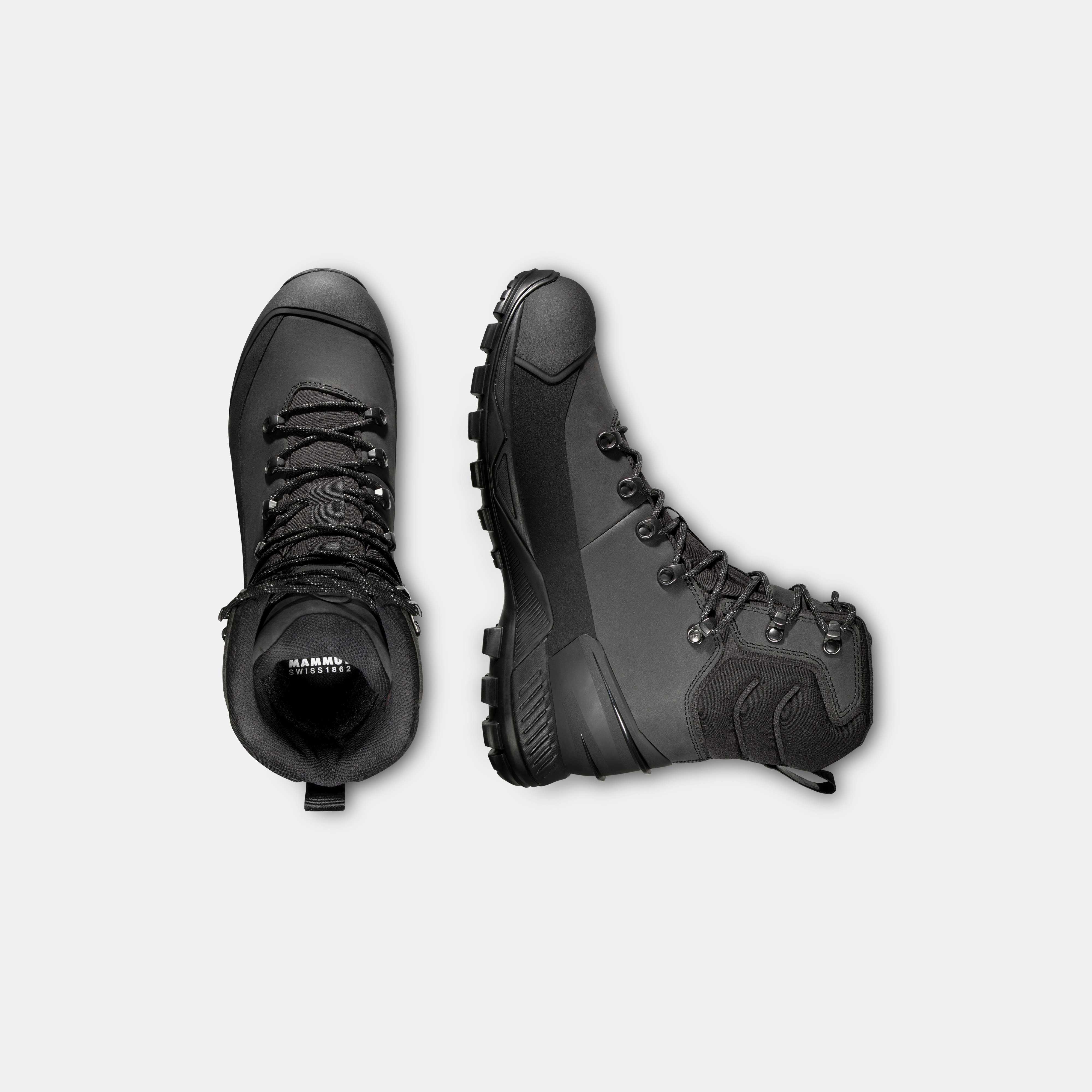 Mammut Blackfin Leather High GTX Men, black - Black