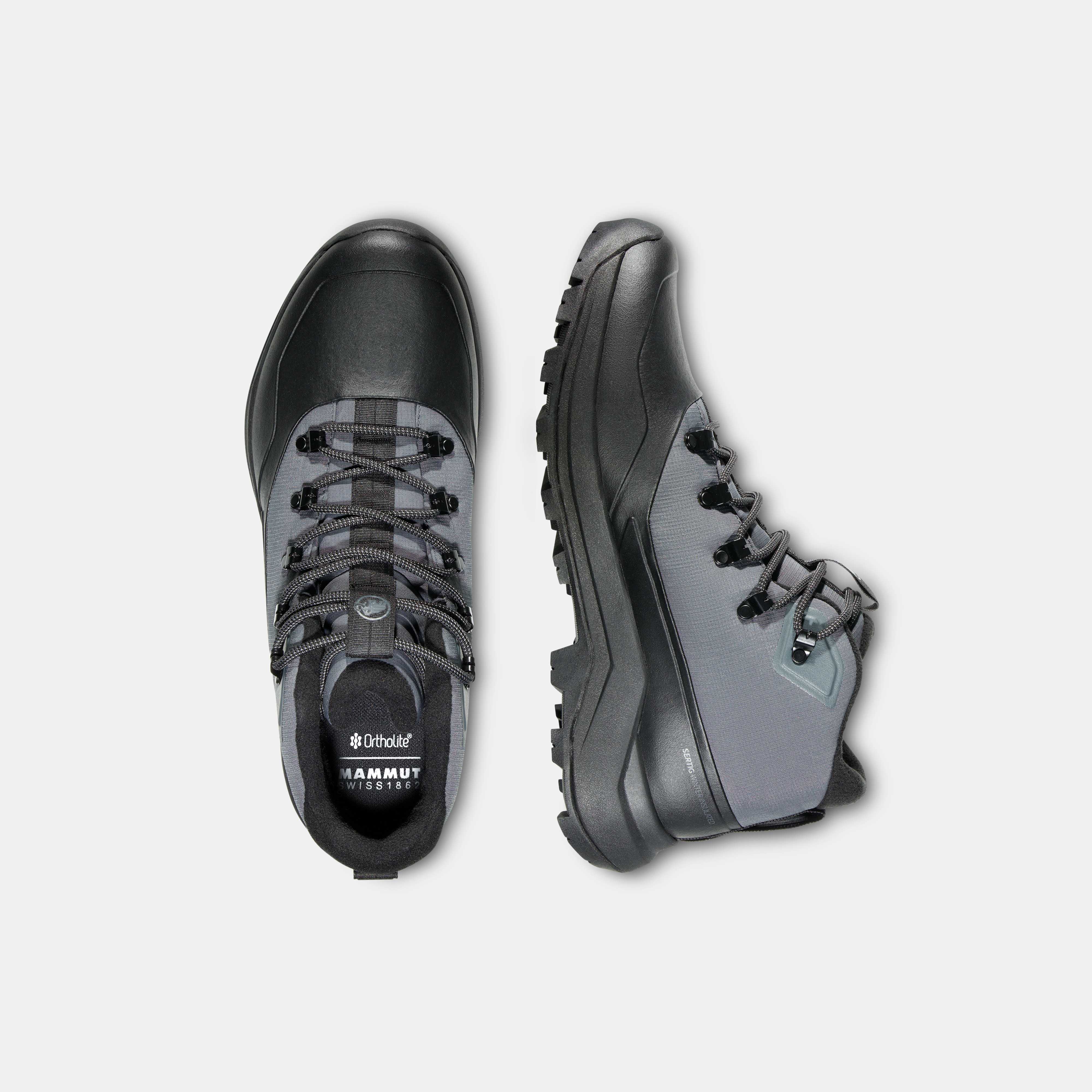 Mammut Sertig Mid Winter GTX Men, steel-black - Steel-black - Top view