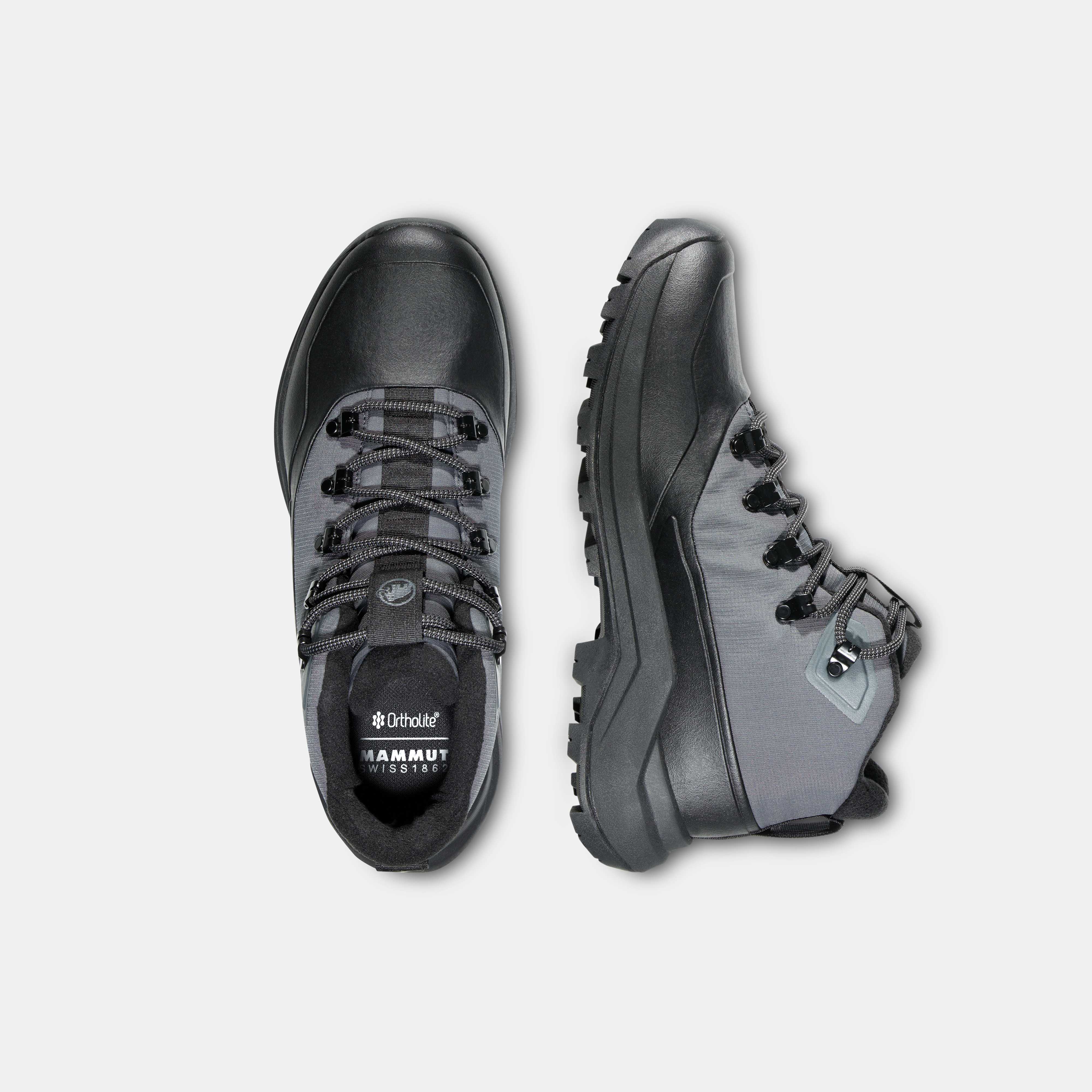 Mammut Sertig Mid Winter GTX Women, steel-black - Steel-black - Top view