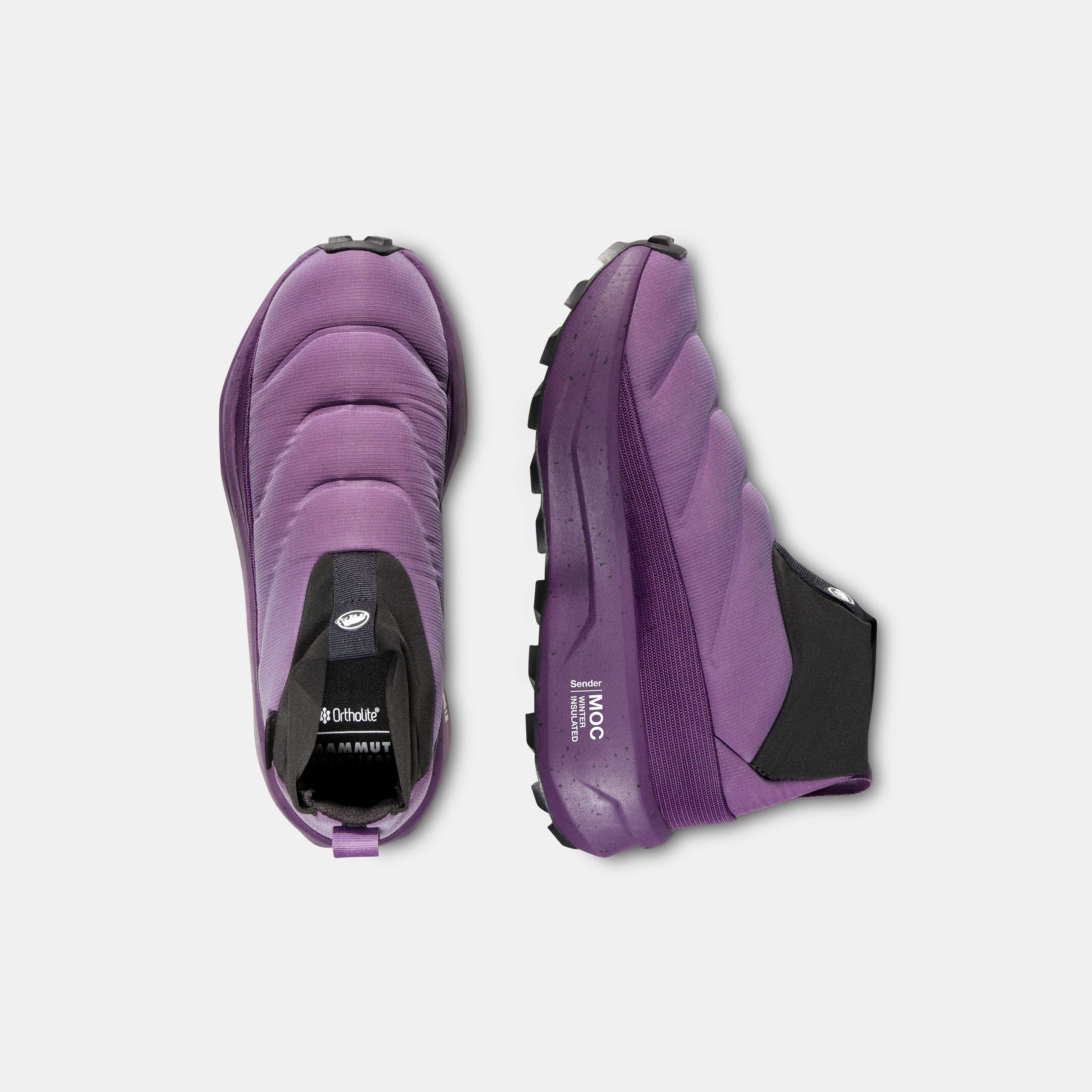 Mammut Sender Moc Low Women, paloja-dark paloja - Paloja-dark paloja - Top view