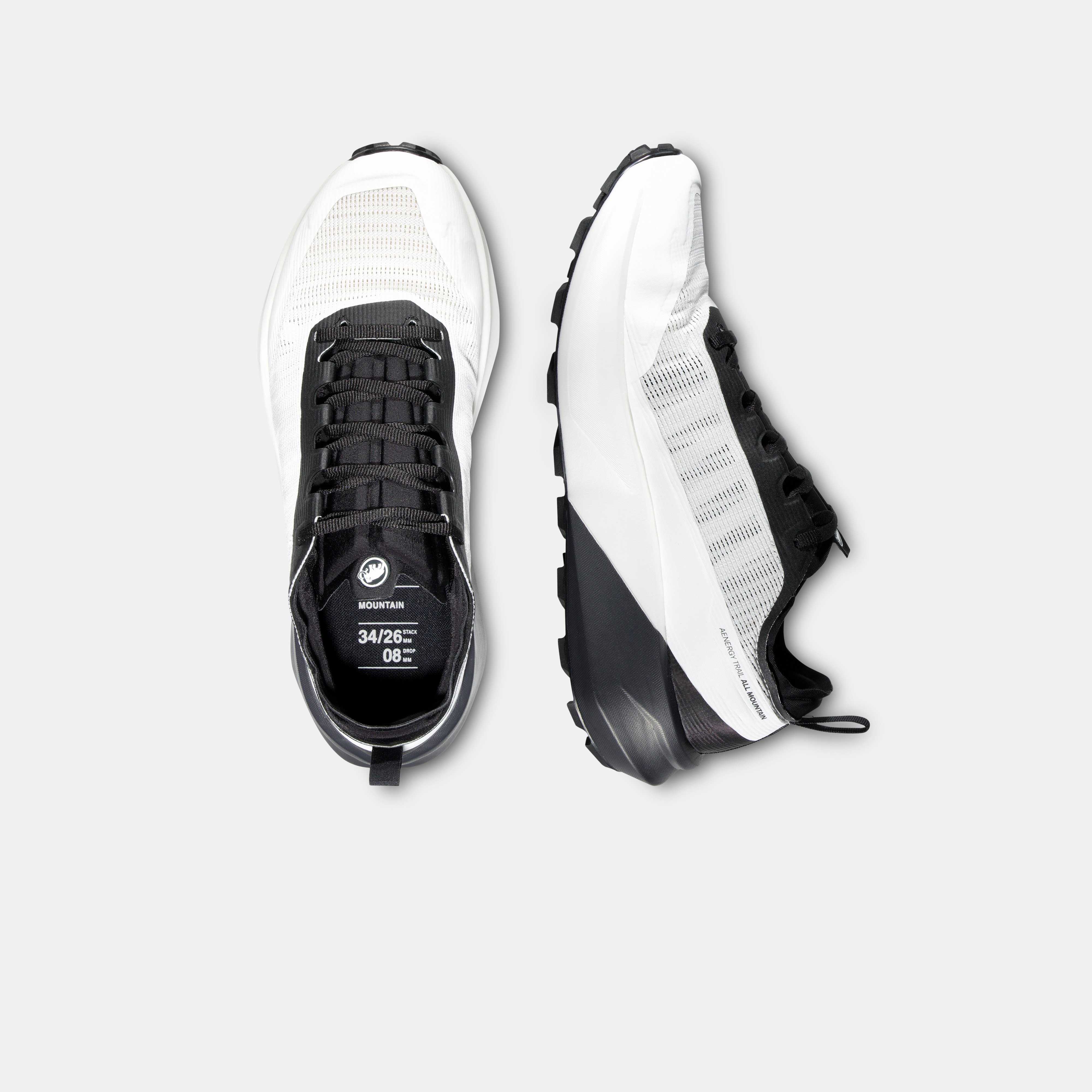 Mammut Aenergy Trail All Mountain Low Men, white-black - White-black