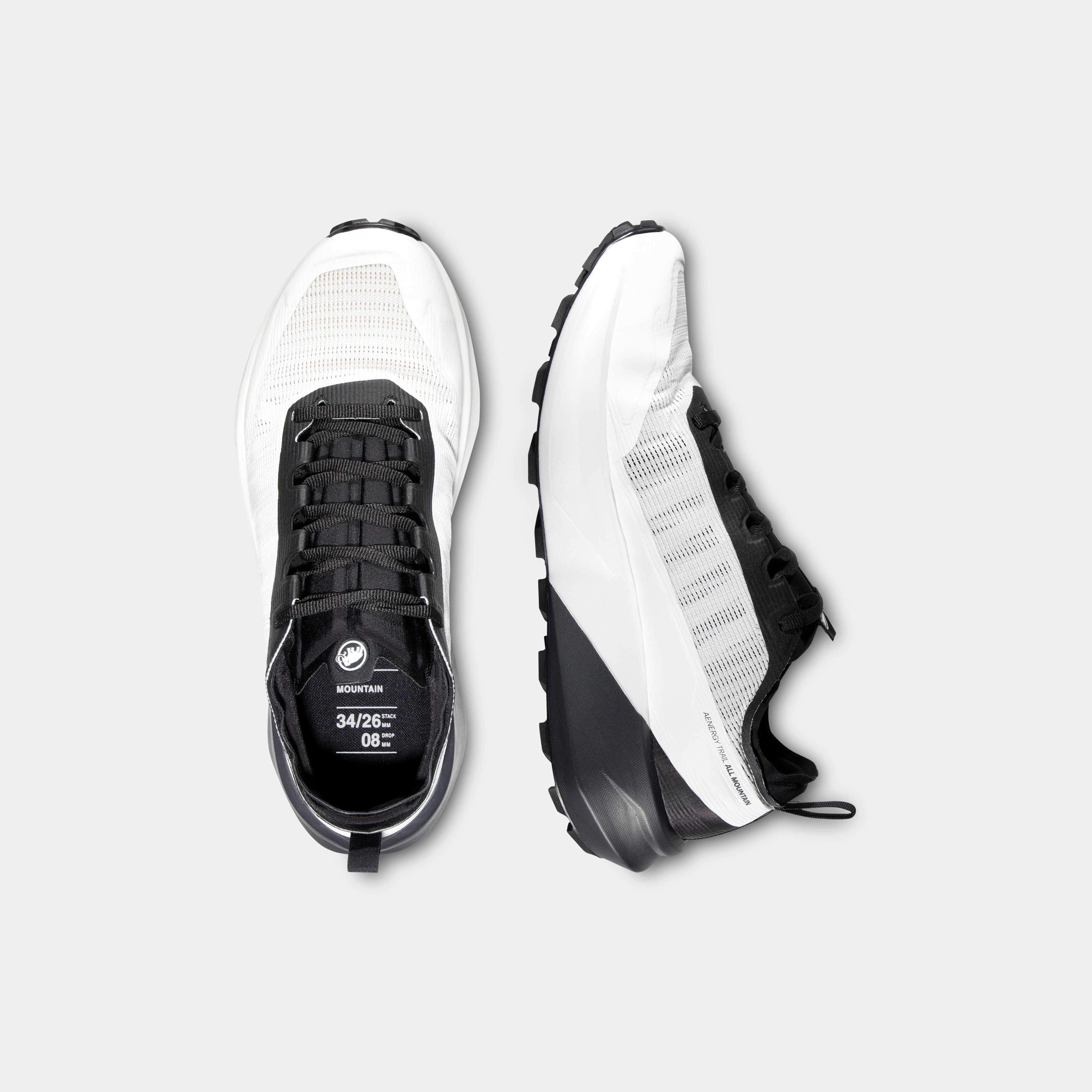 Mammut Aenergy Trail All Mountain Low Men, white-black - White-black