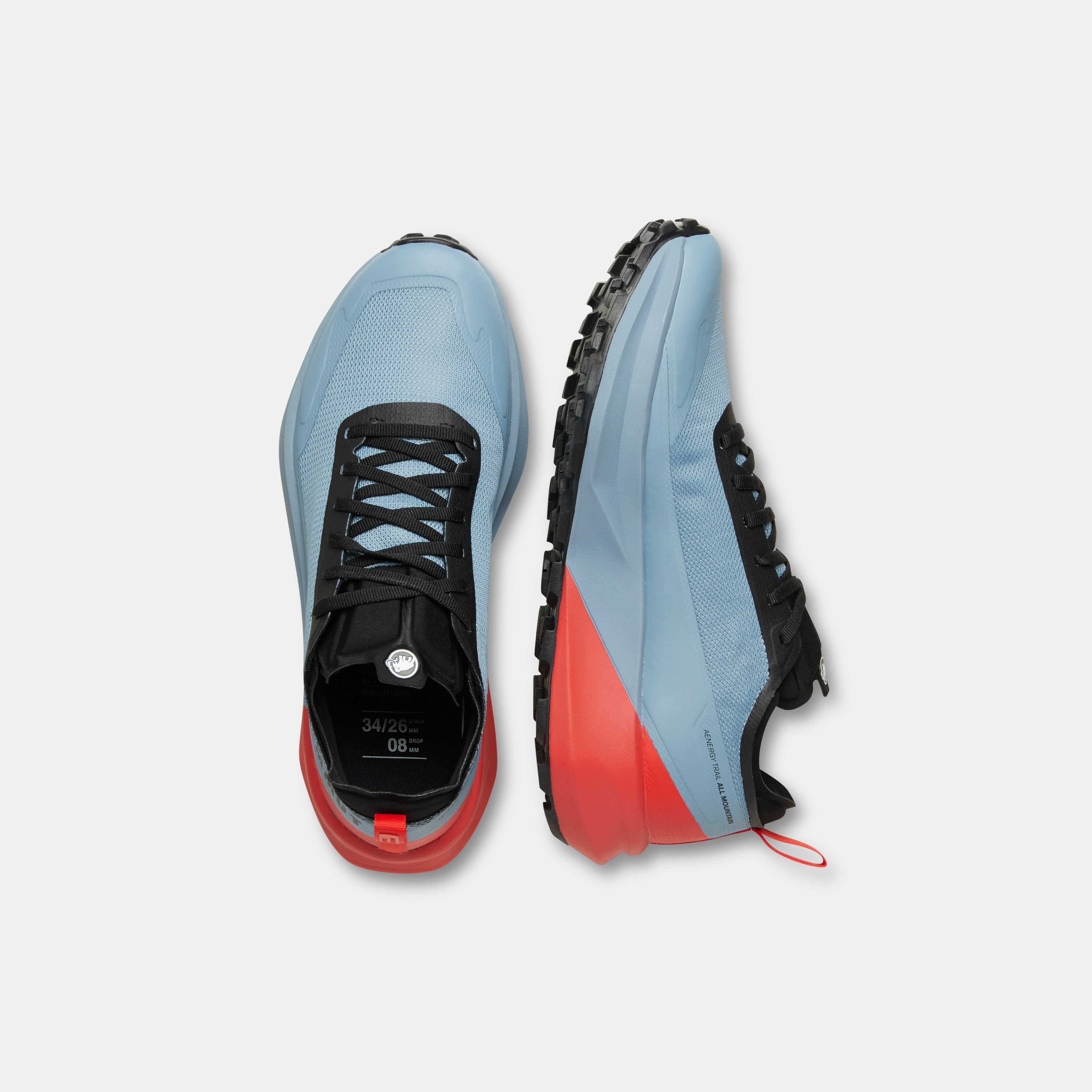 Mammut Aenergy Trail All Mountain Low GTX Men, nebla-mammut red - Nebla-mammut red