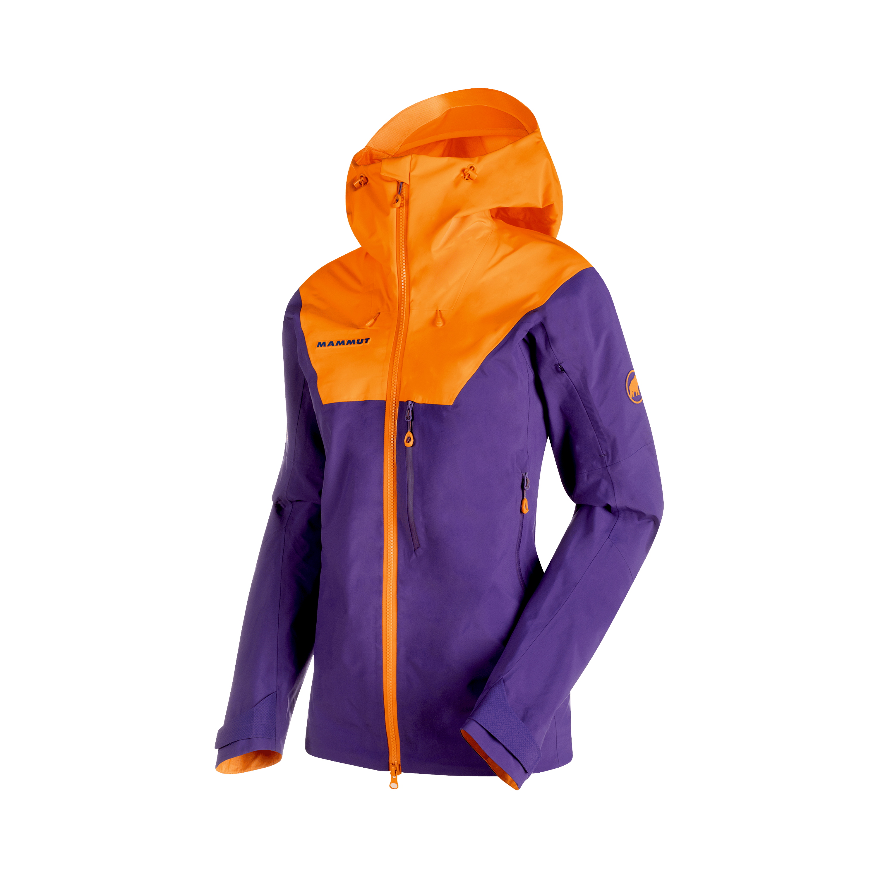 Mammut Nordwand Pro HS Hooded Jacket Women - Black/Bright white/Sunset/Night/Dawn-sunrise