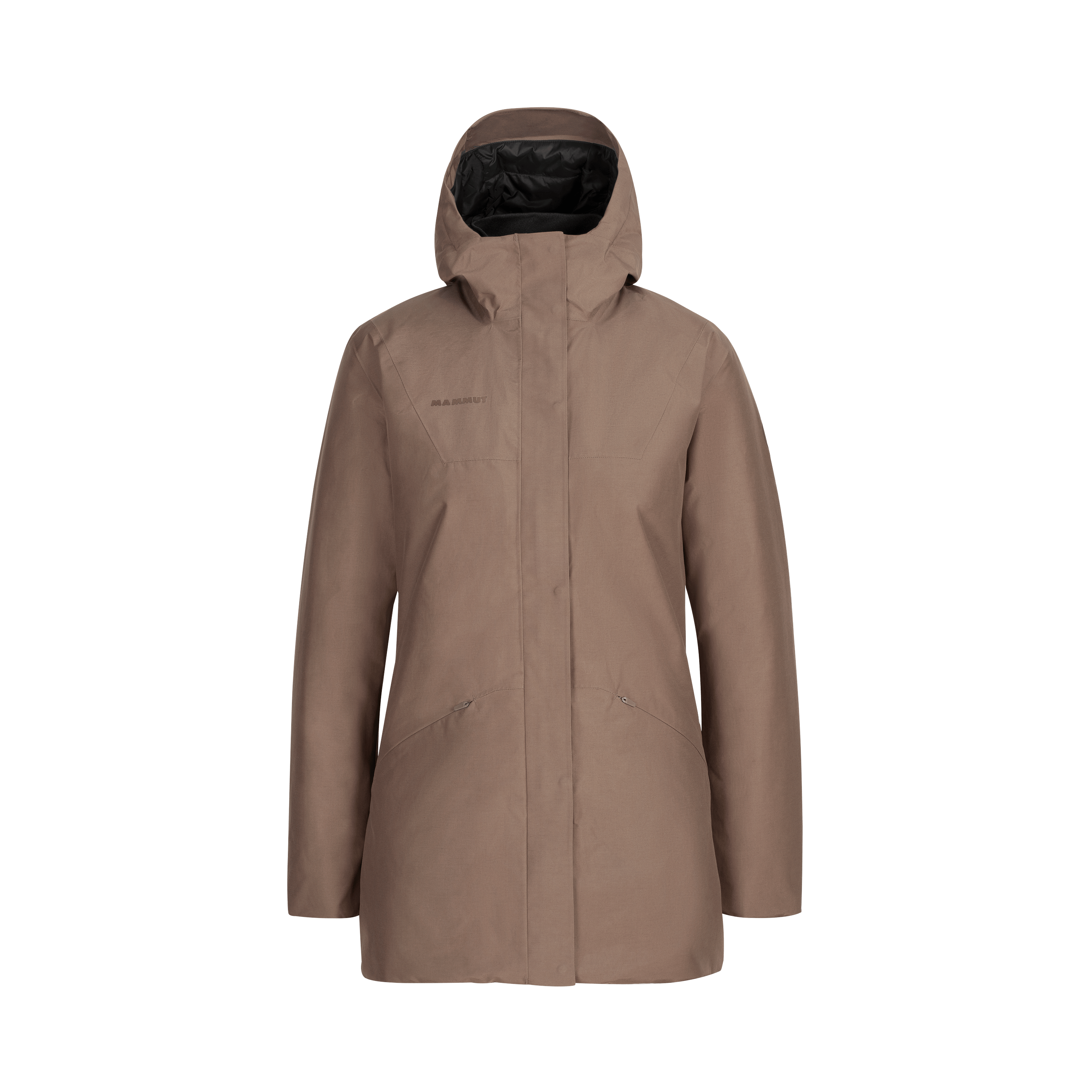 Chamuera HS Thermo Hooded Parka Women - deep taupe, S thumbnail