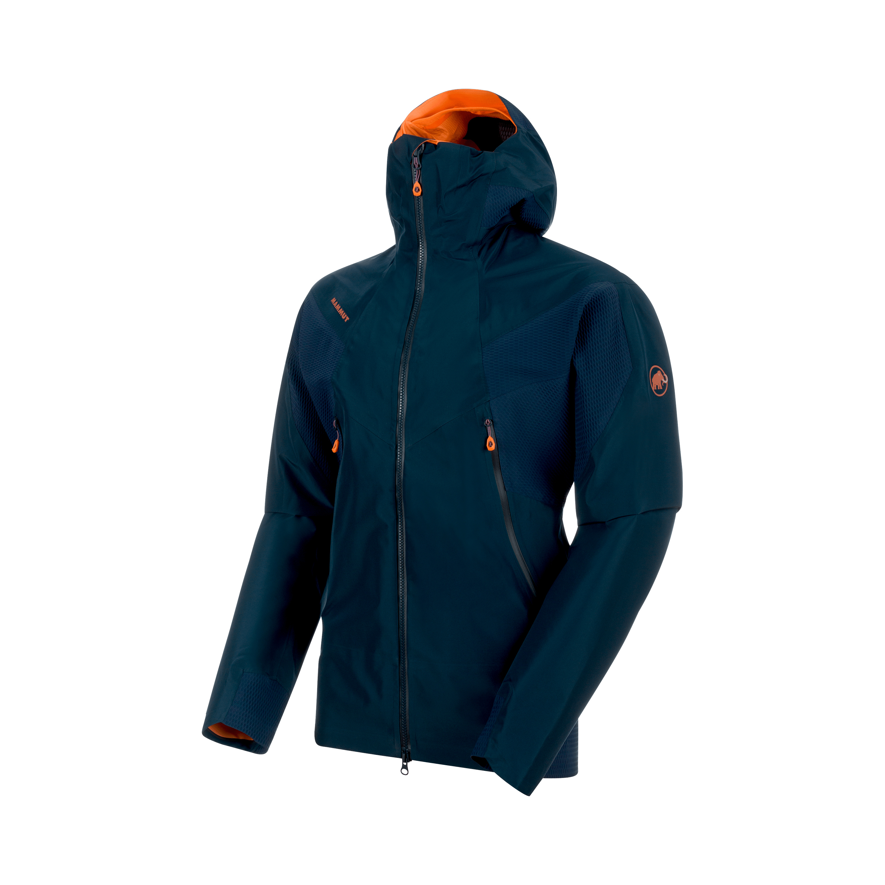 Mammut Nordwand HS Flex Hooded Jacket Men - Black/Marble-granit/Ice/Night