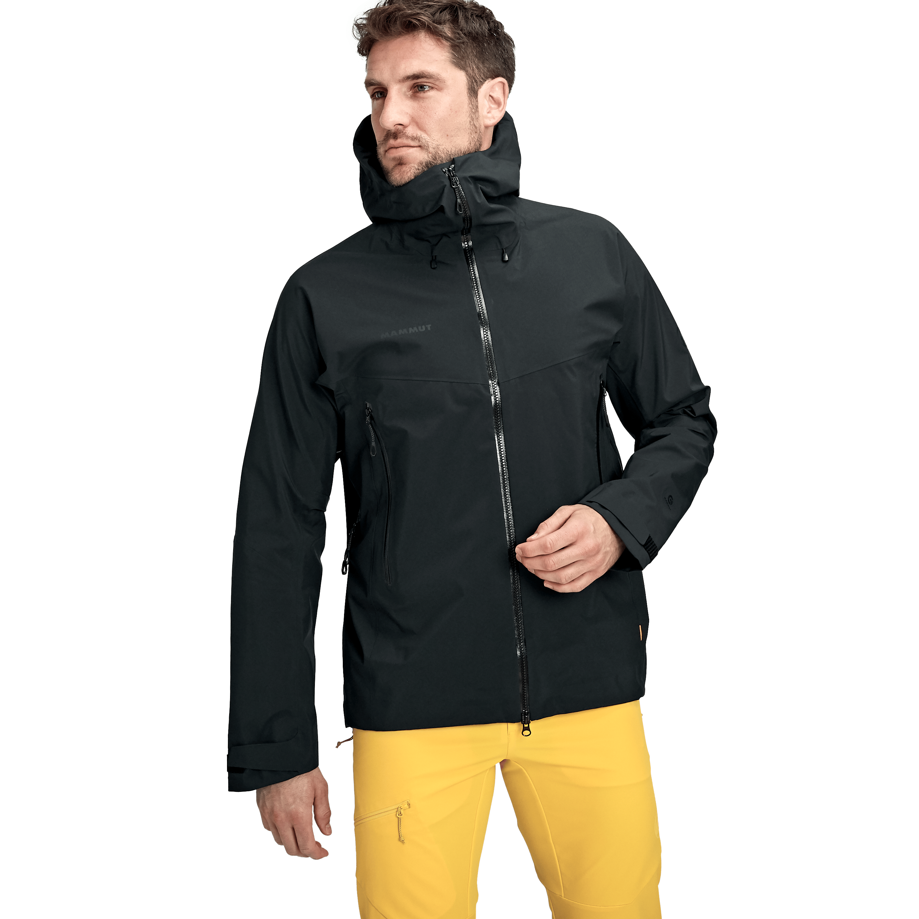 Mammut Crater Pro HS Hooded Jacket Men - black, S - Black