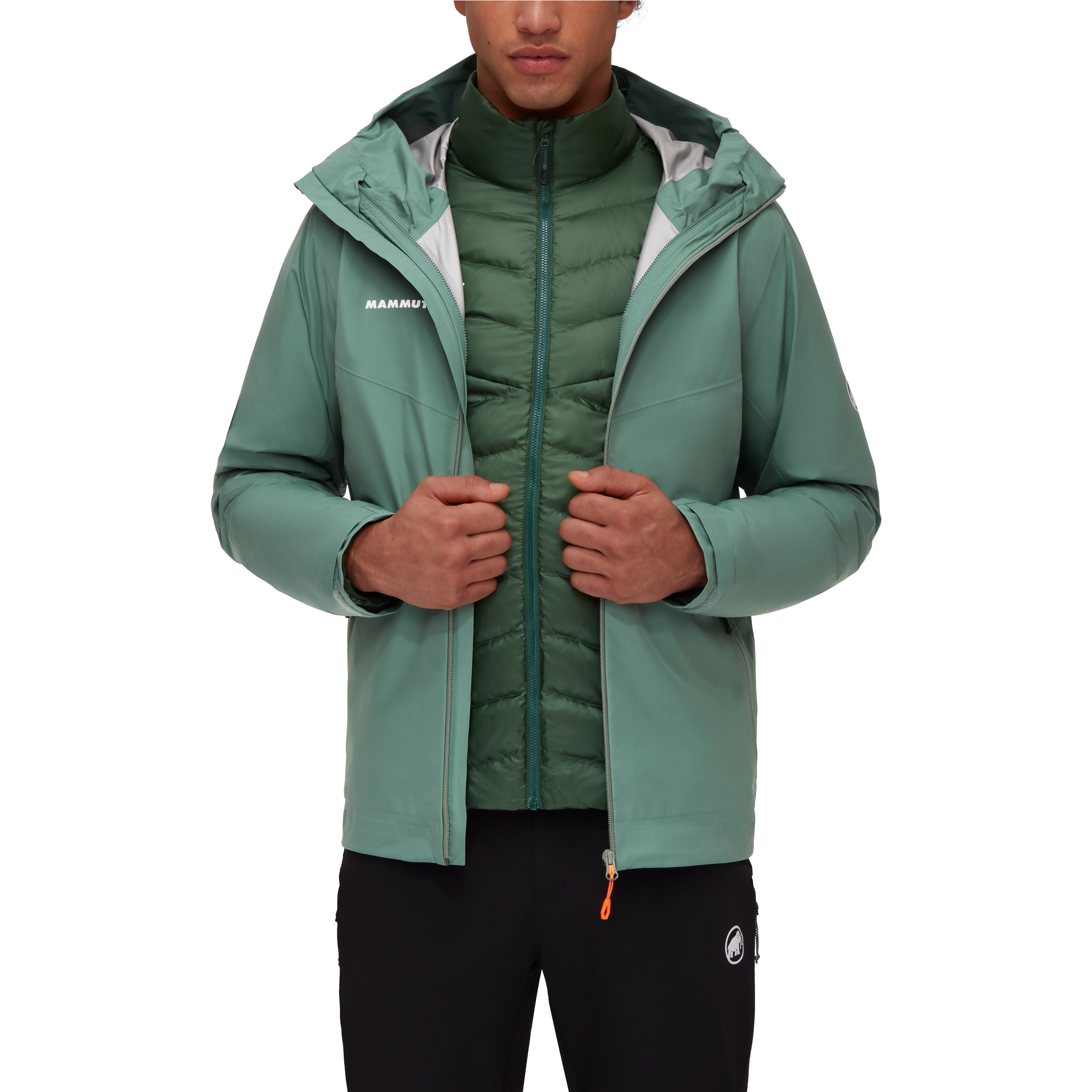 Mammut men's convey 3 shop in 1 hs hooded jacket