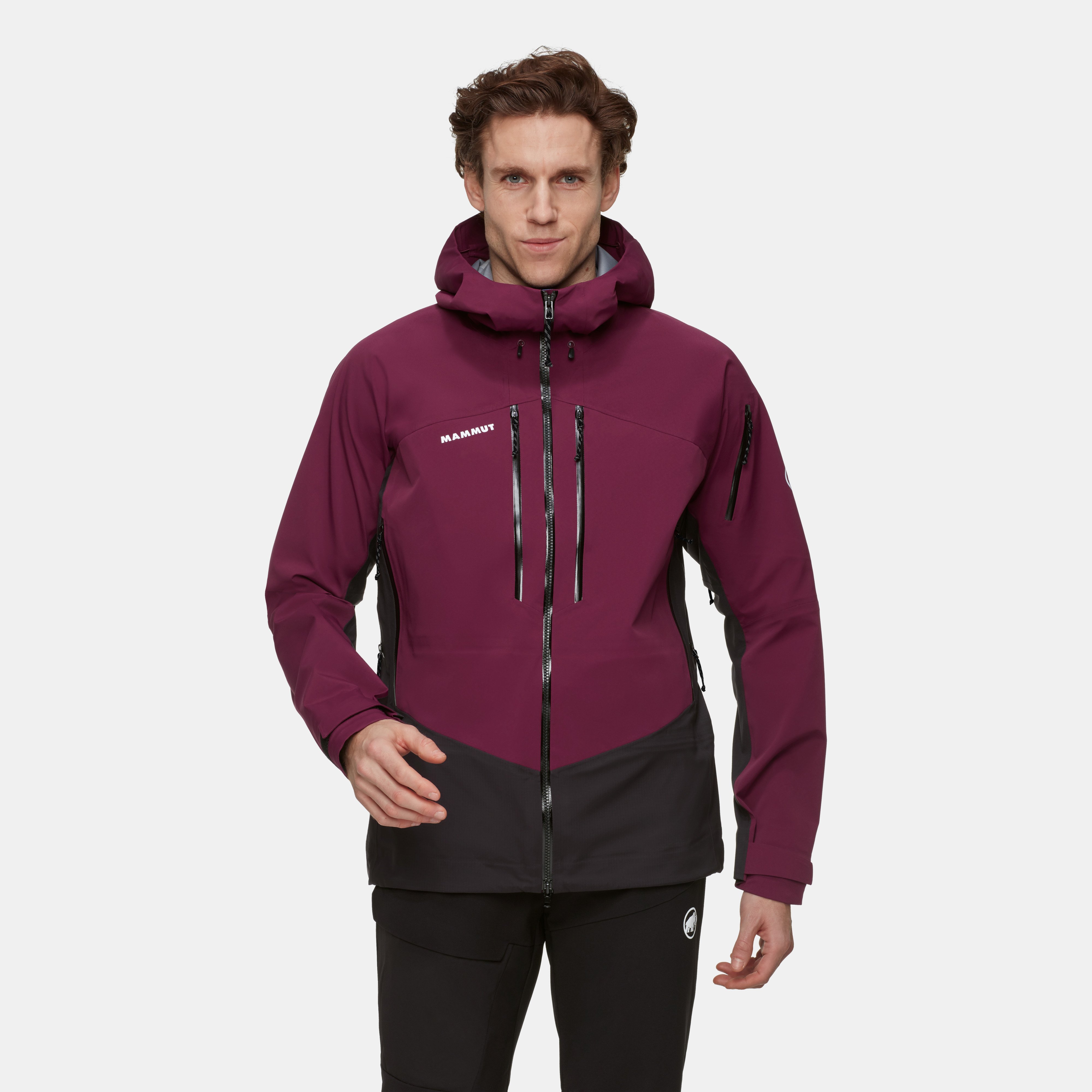 Mammut Taiss Pro HS Hooded Jacket Men, vin-black - Vin-black