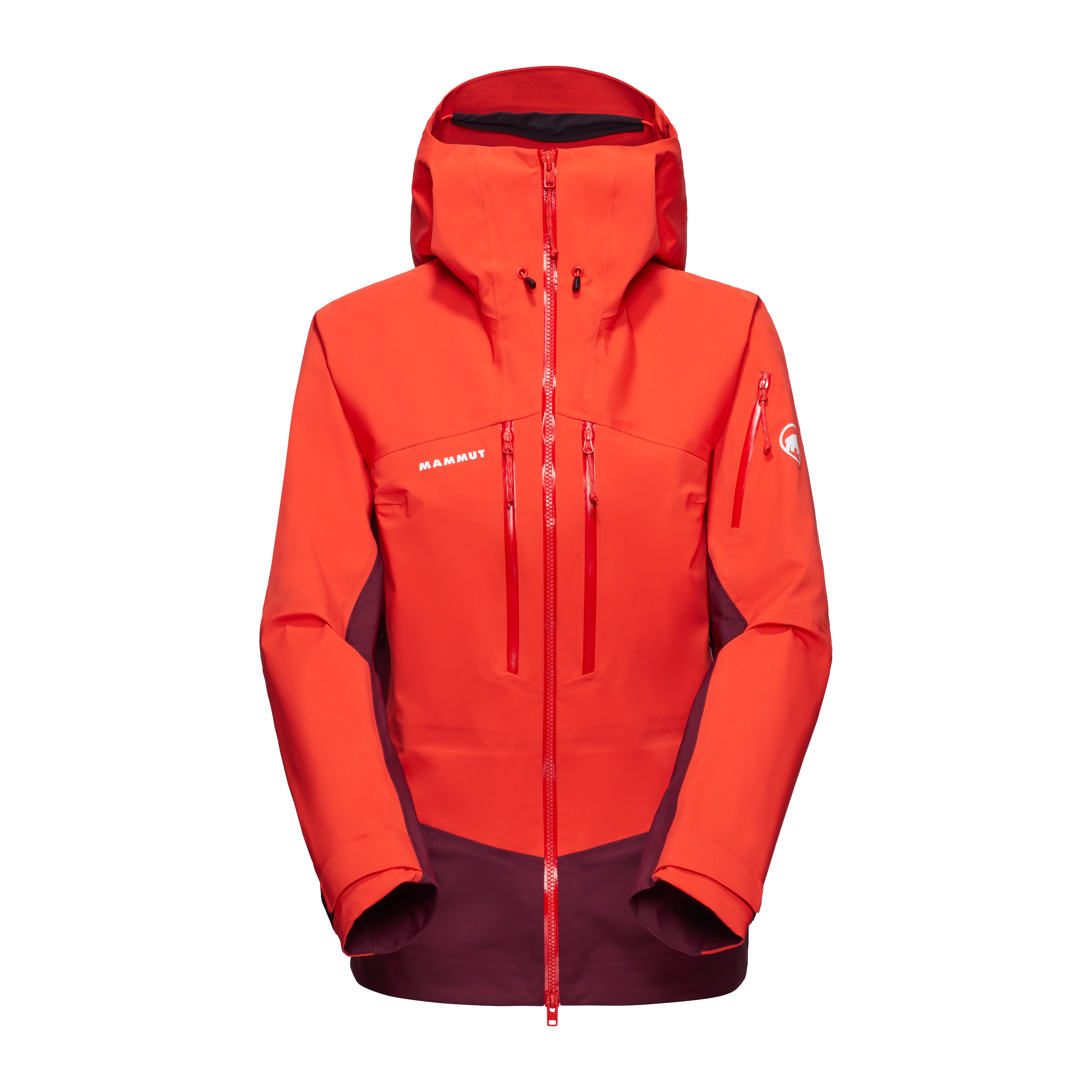 Mammut Taiss Pro HS Hooded Jacket Women - mammut red-vin, XS - Mammut red-vin - Thumbnail