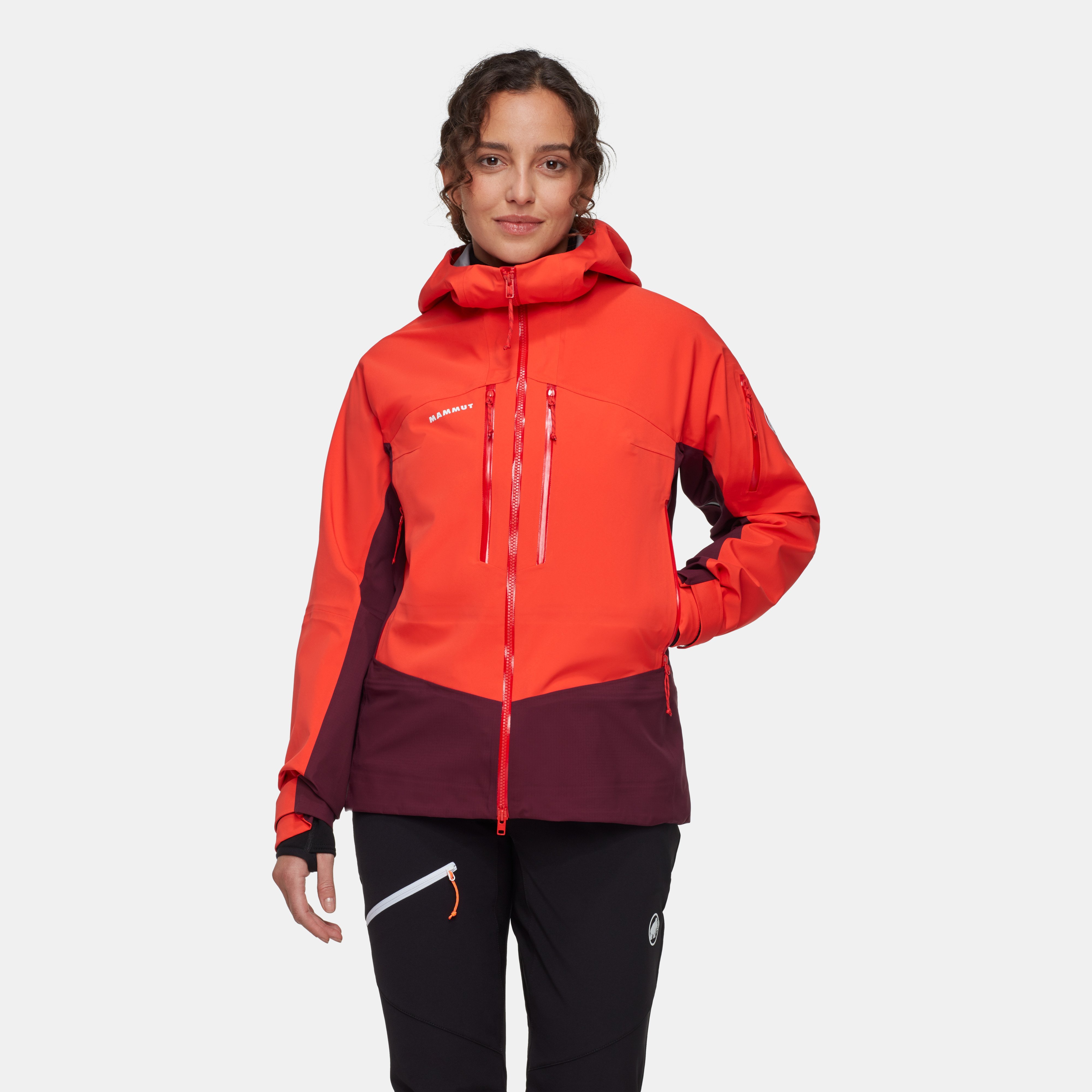 Mammut Taiss Pro HS Hooded Jacket Women, mammut red-vin - Mammut red-vin