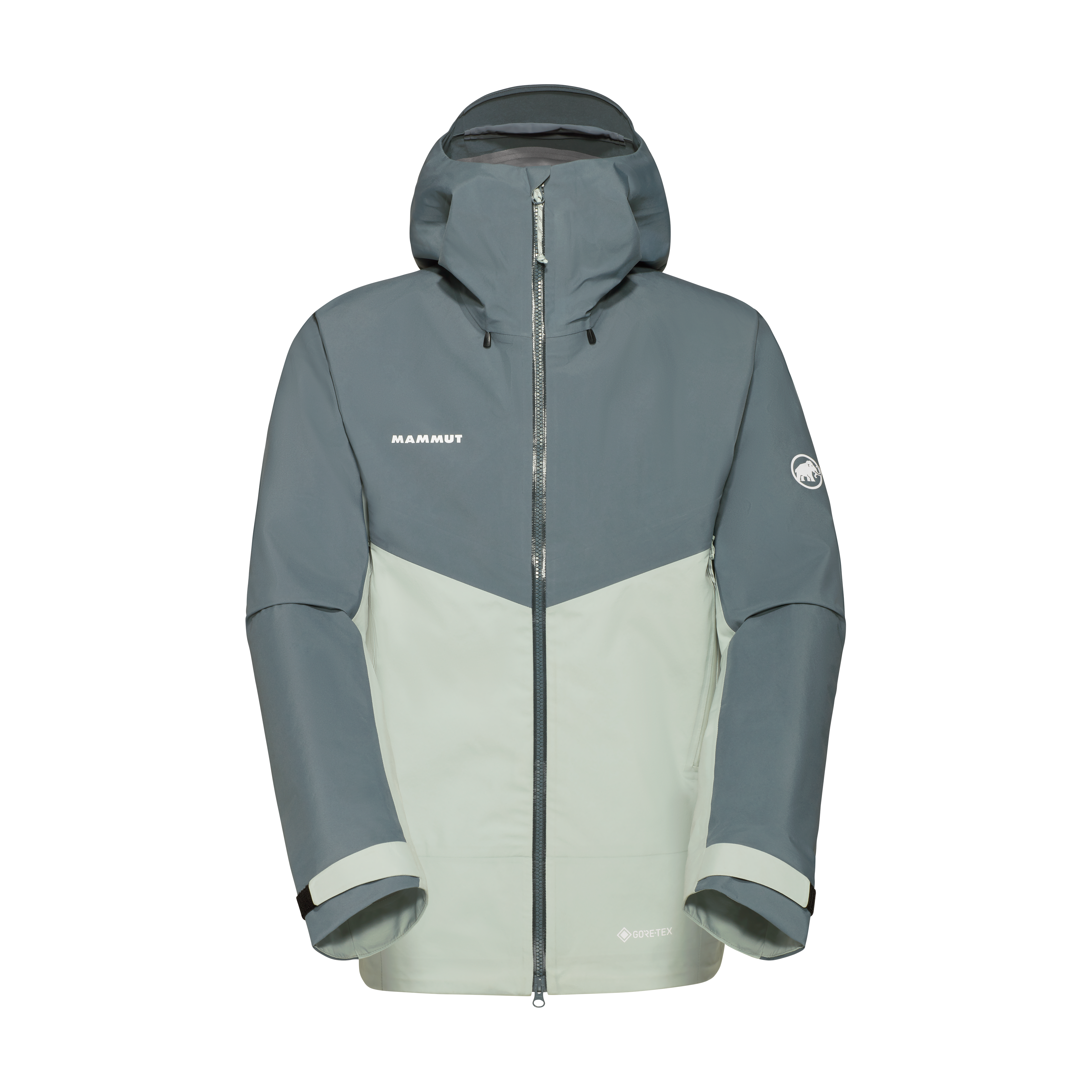 Mammut Crater IV HS Hooded Jacket Men, silver sage-strata - Silver sage-strata - Thumbnail