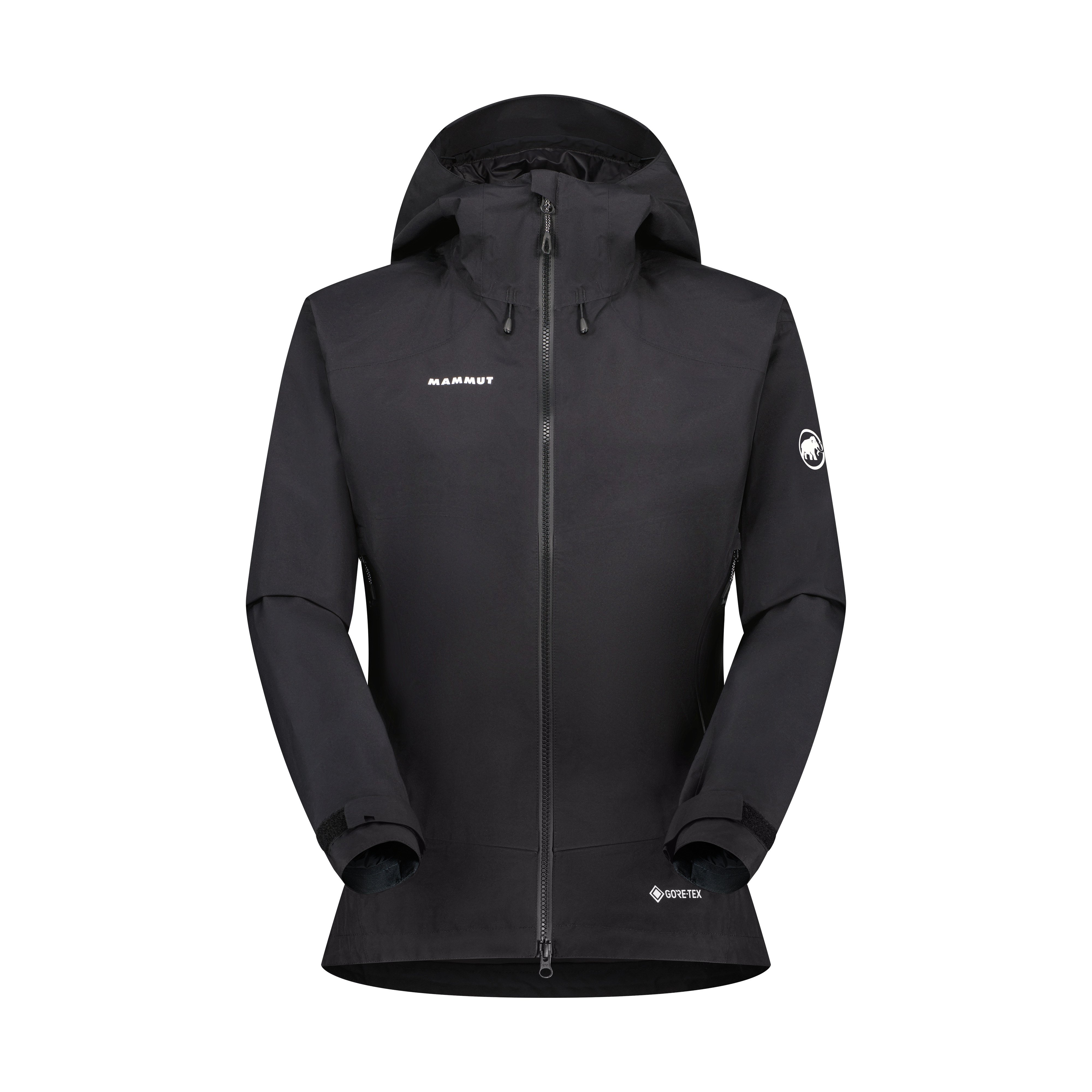 Mammut Ayako Pro 2.0 HS Hooded Jacket AF Women - Black/Mammut red/Marine/Autumn larice - Thumbnail