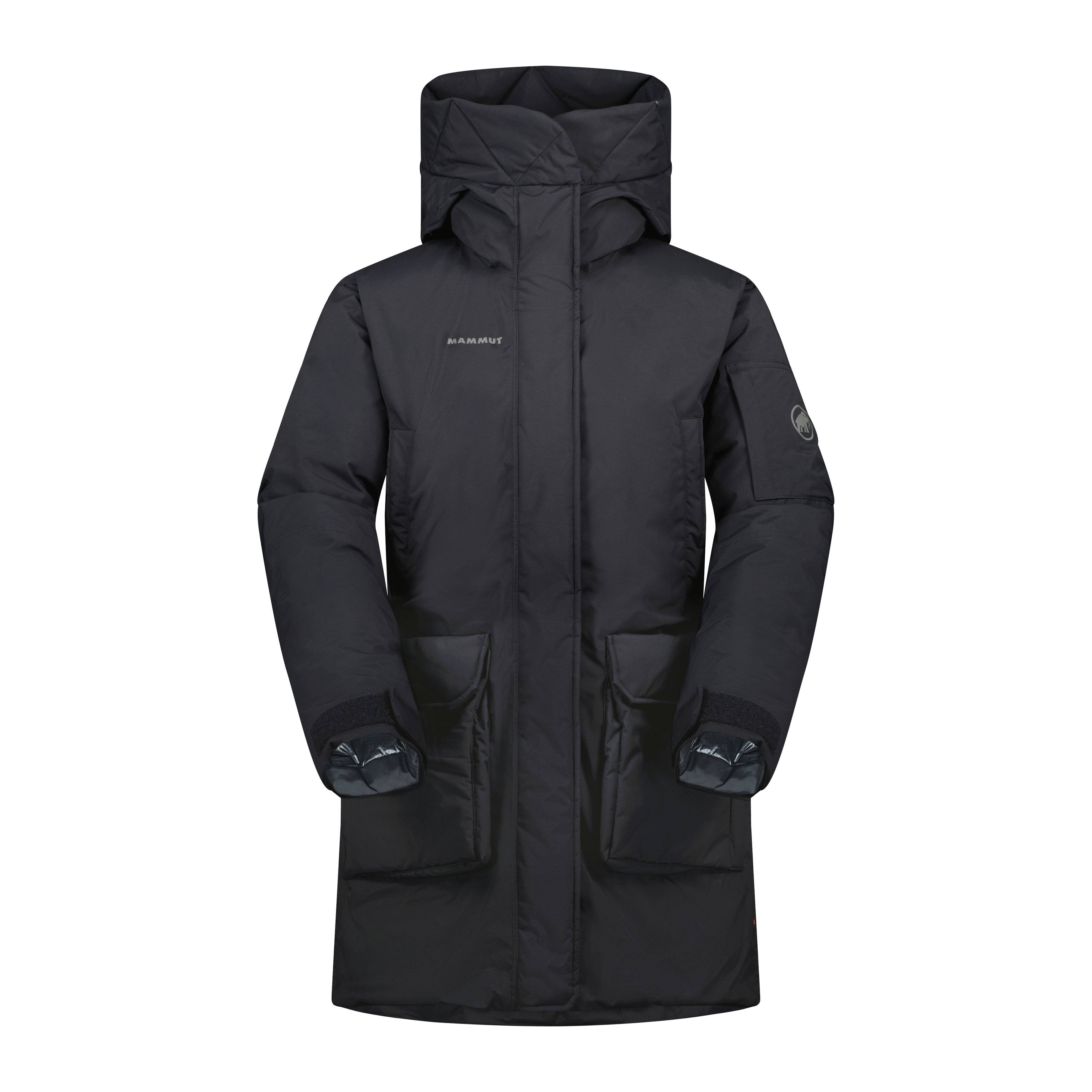 Mammut Floeberg HS Thermo Hooded Coat AF Women - Black/Iguana/Dark sand/Soil/Dark marsh - Thumbnail