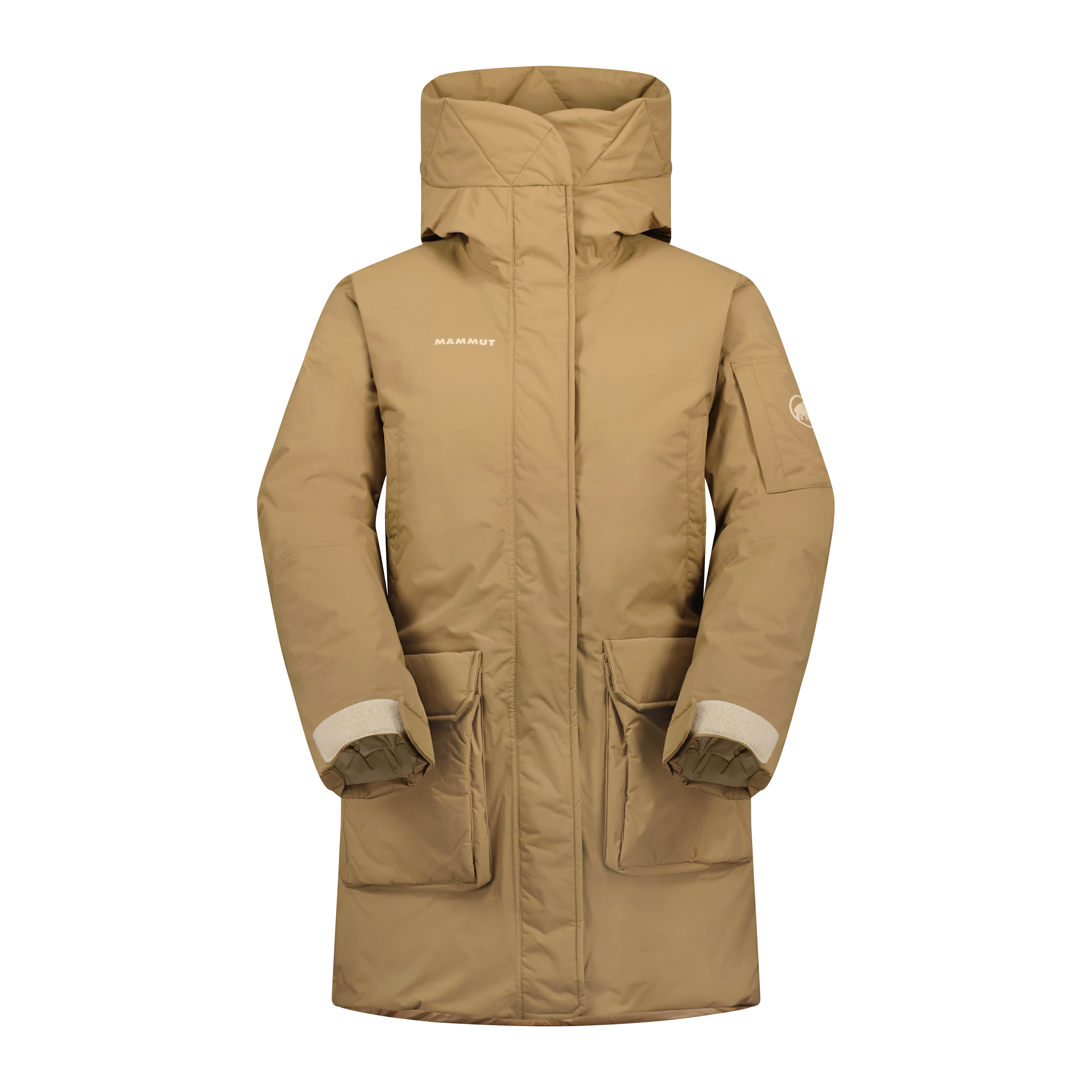 Mammut Floeberg HS Thermo Hooded Coat AF Women, dark sand - Dark sand - Thumbnail