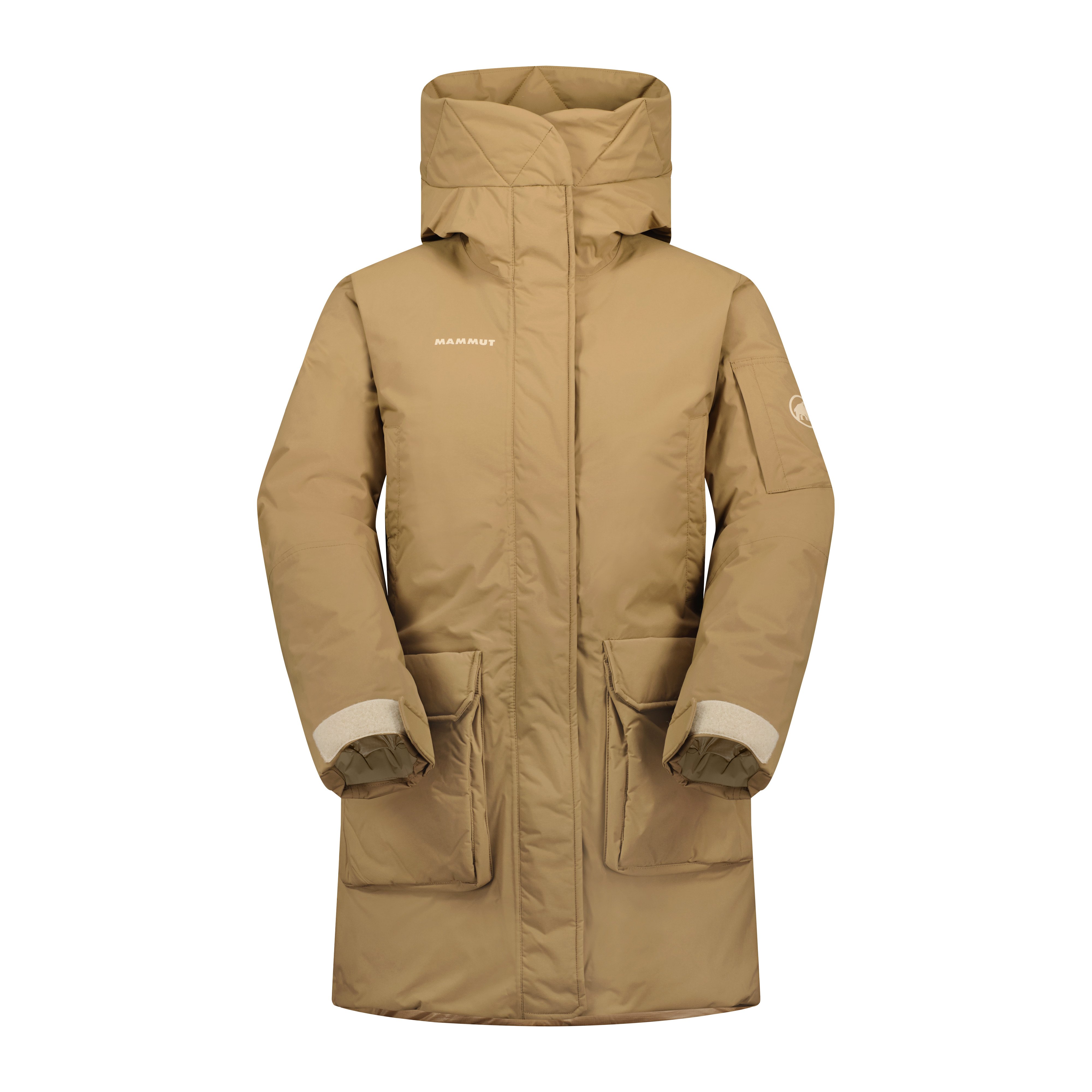 Mammut Floeberg HS Thermo Hooded Coat AF Women - Black/Iguana/Dark sand/Soil/Dark marsh - Thumbnail