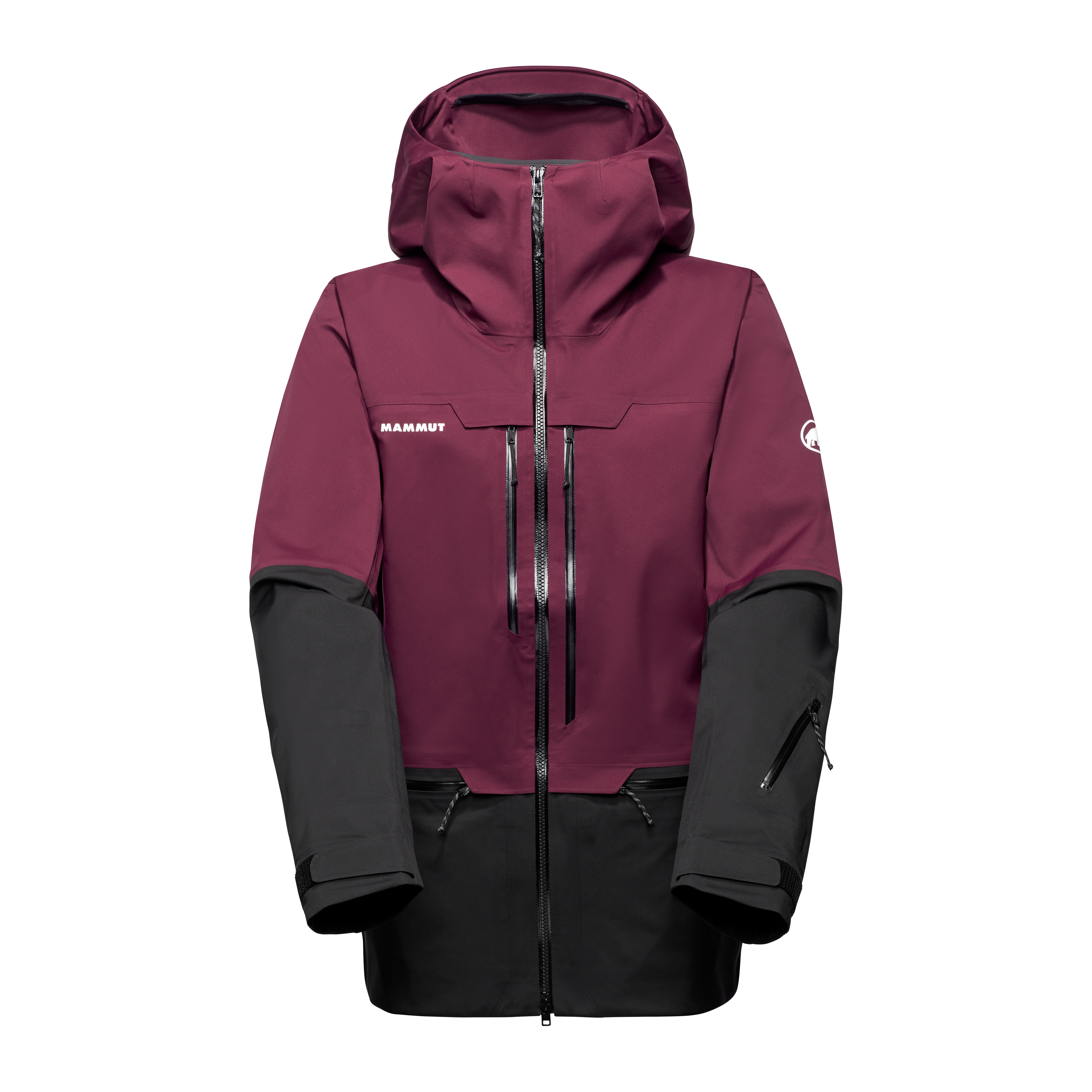 Mammut Haldigrat HS Hooded Jacket Men, vin-black - Vin-black - Thumbnail