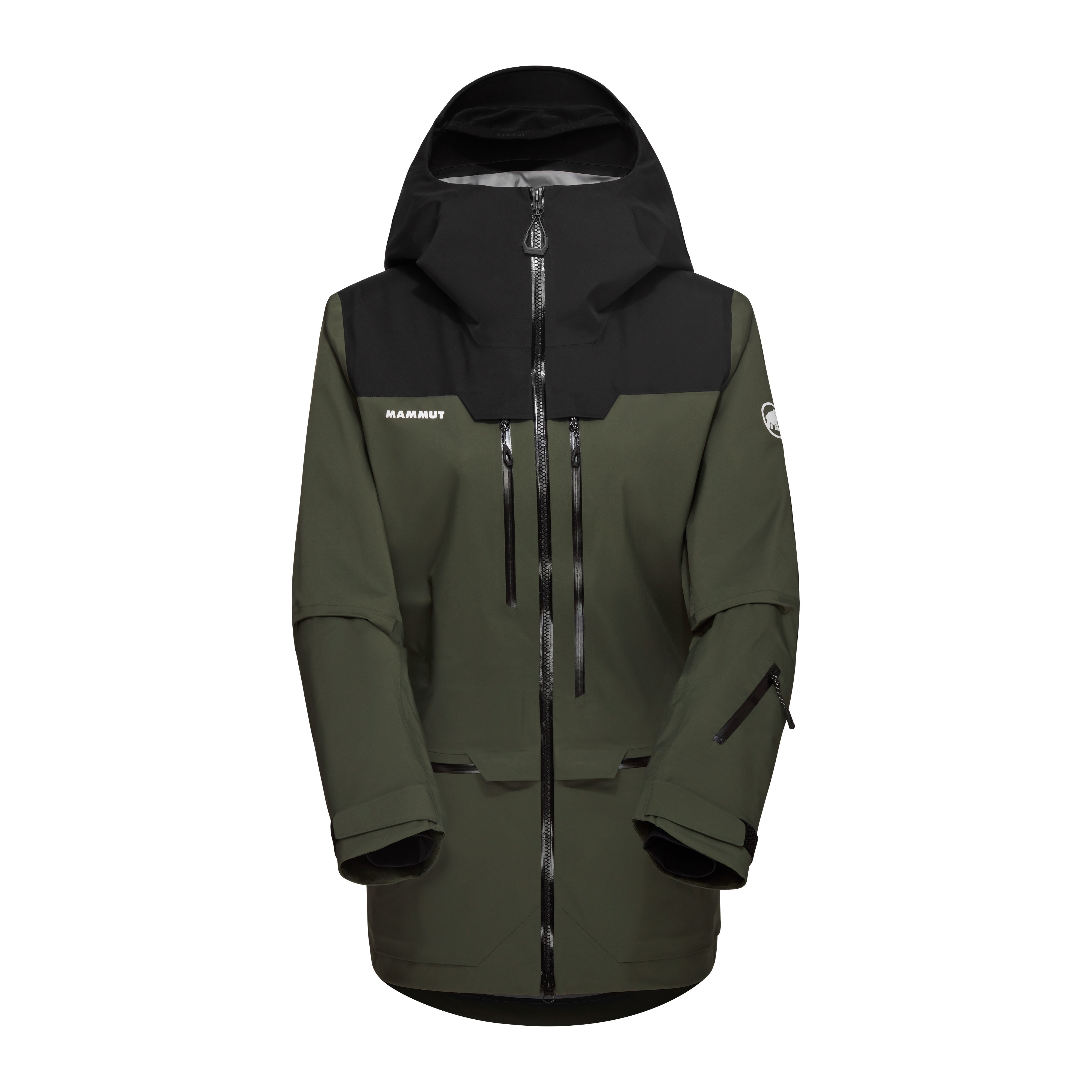 Mammut Haldigrat HS Hooded Jacket Women - Black/Sulai-black/Quartz dust-black/Dark marsh-black - Thumbnail