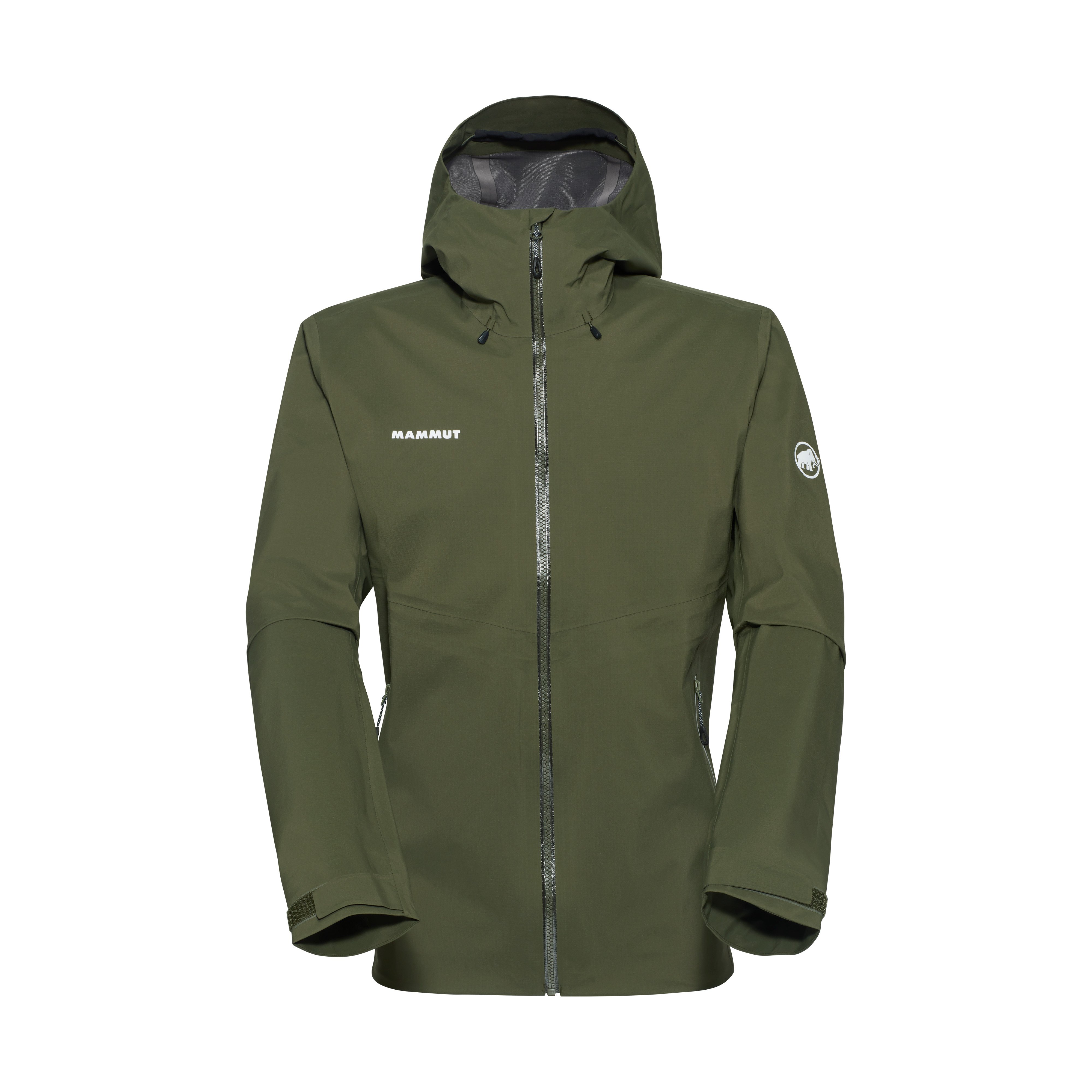Mammut Mammut Outdoor HS Hooded Jacket Men - Black/Dark marsh - Thumbnail