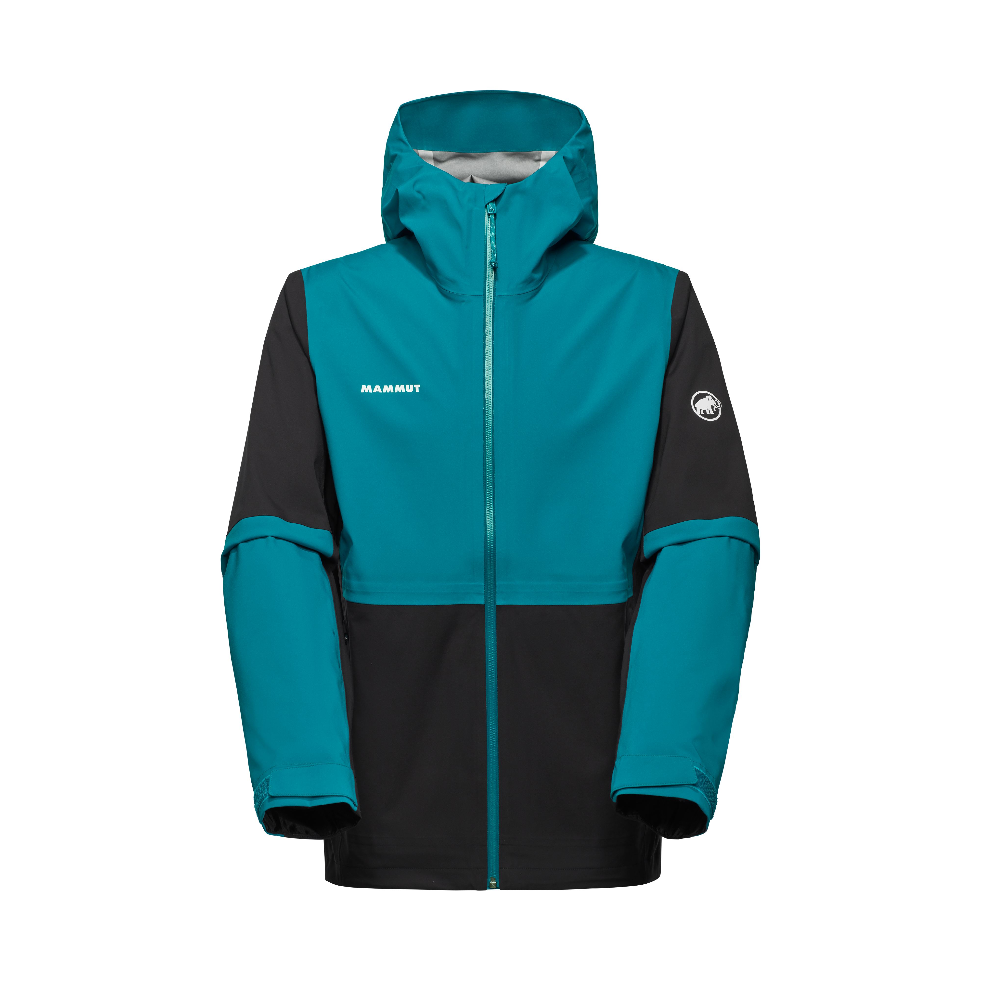 Mammut Linard Guide HS Hooded Jacket Men - temp, black-deep teal - Black-deep teal - Thumbnail