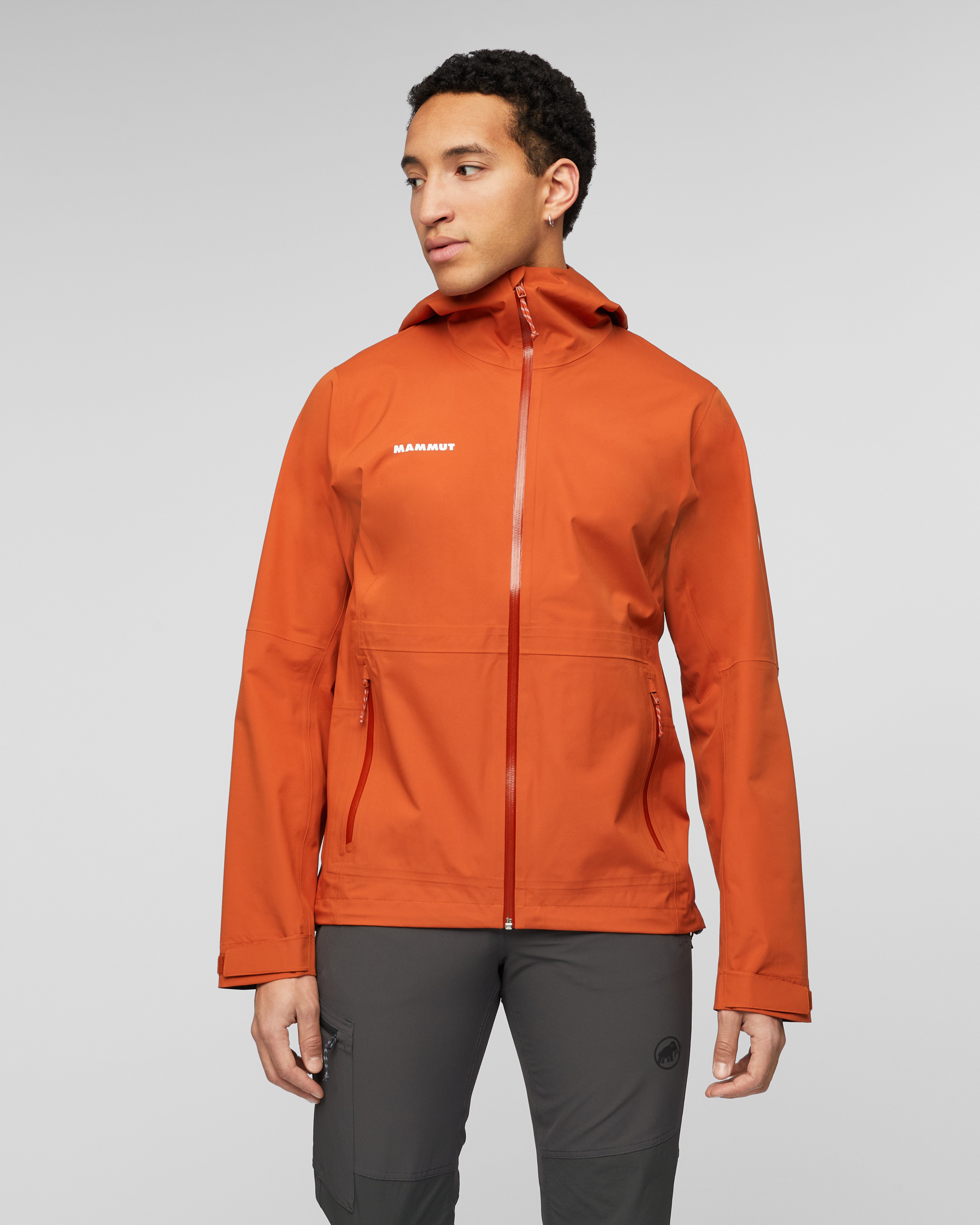 Mammut Linard Guide HS Hooded Jacket Men, autumn larice - Autumn larice - Model front view