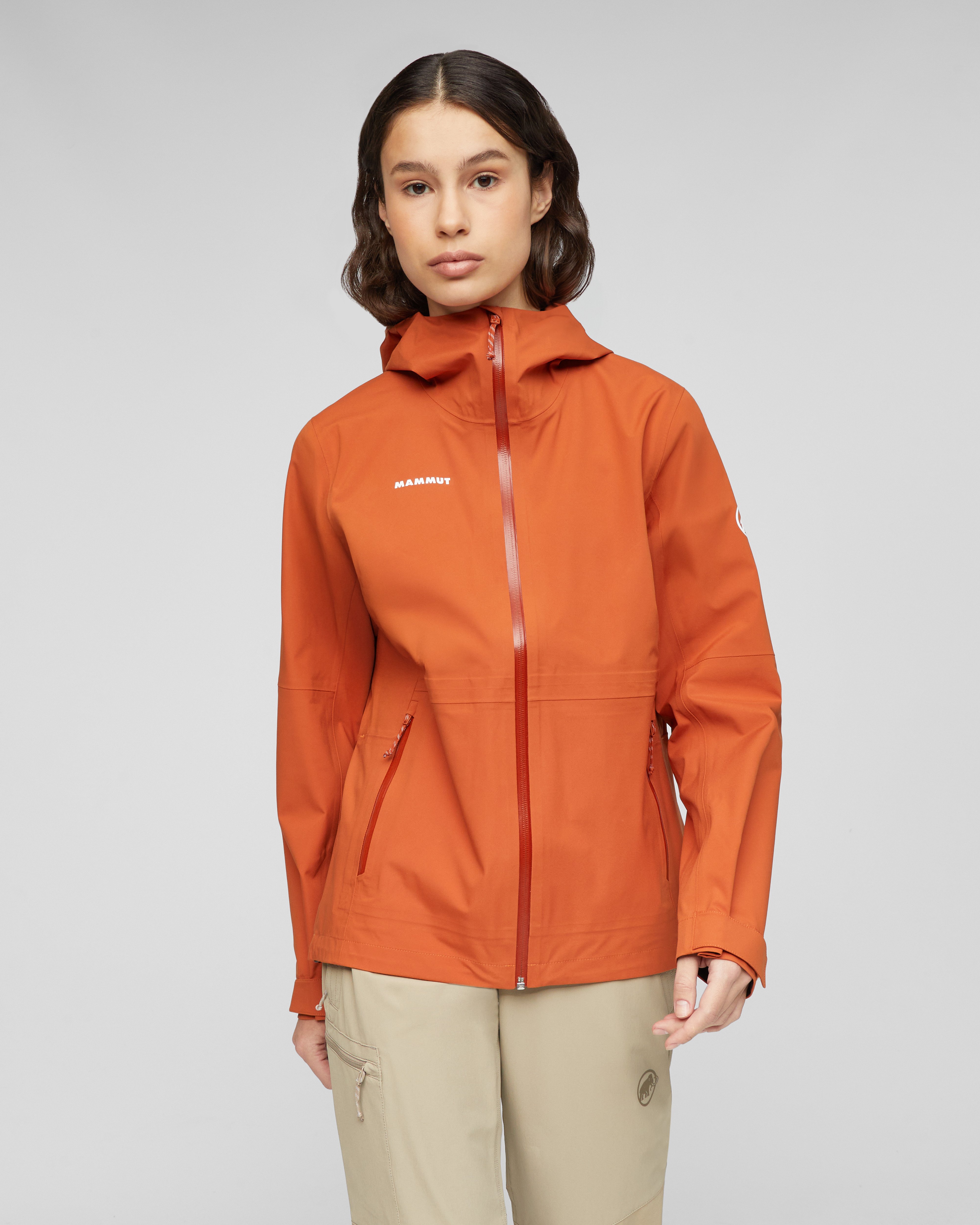 Mammut Linard Guide HS Hooded Jacket Women, autumn larice - Autumn larice - Model front view
