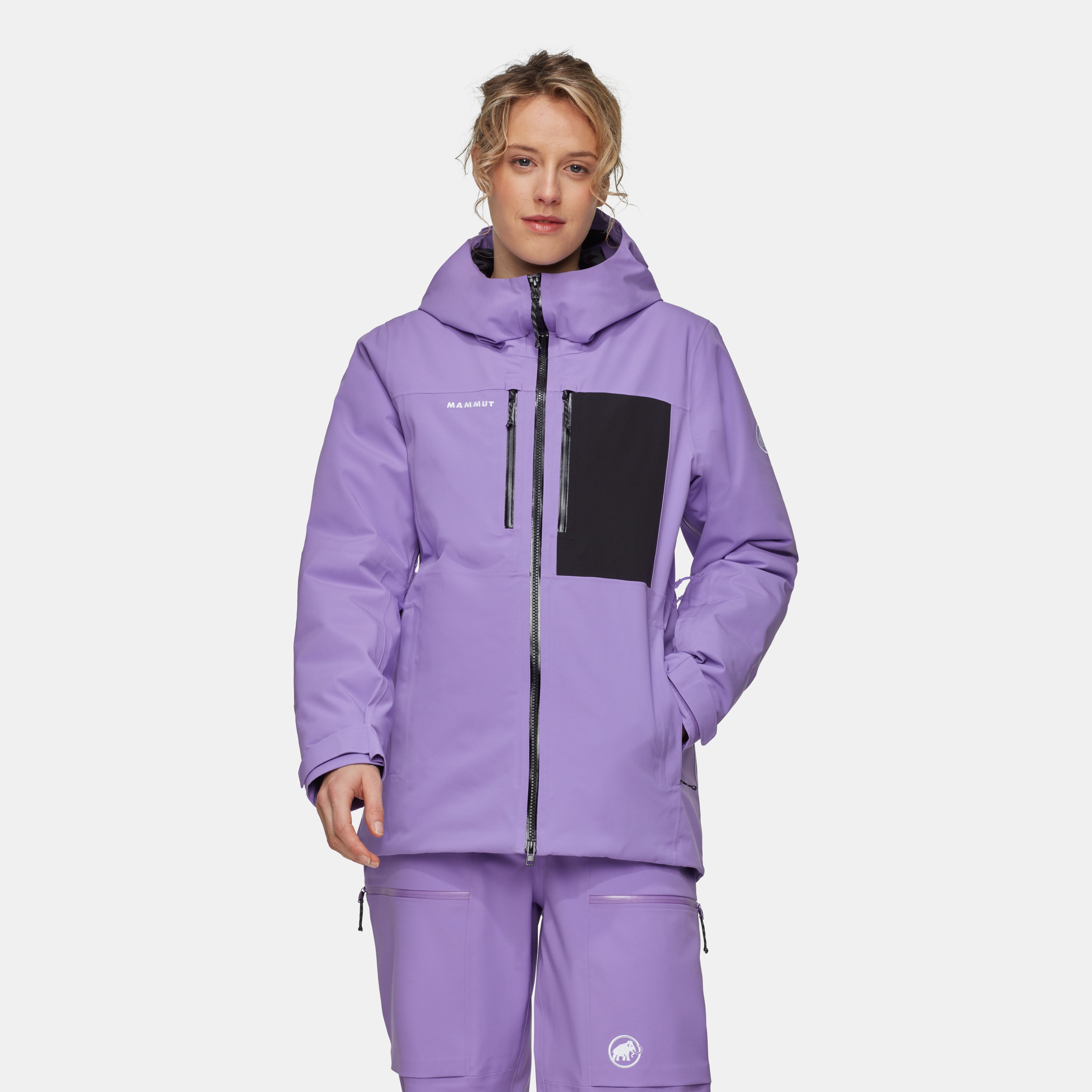 Mammut Stoney HS Thermo Hooded Jacket Women, lavandin-black - Lavandin-black
