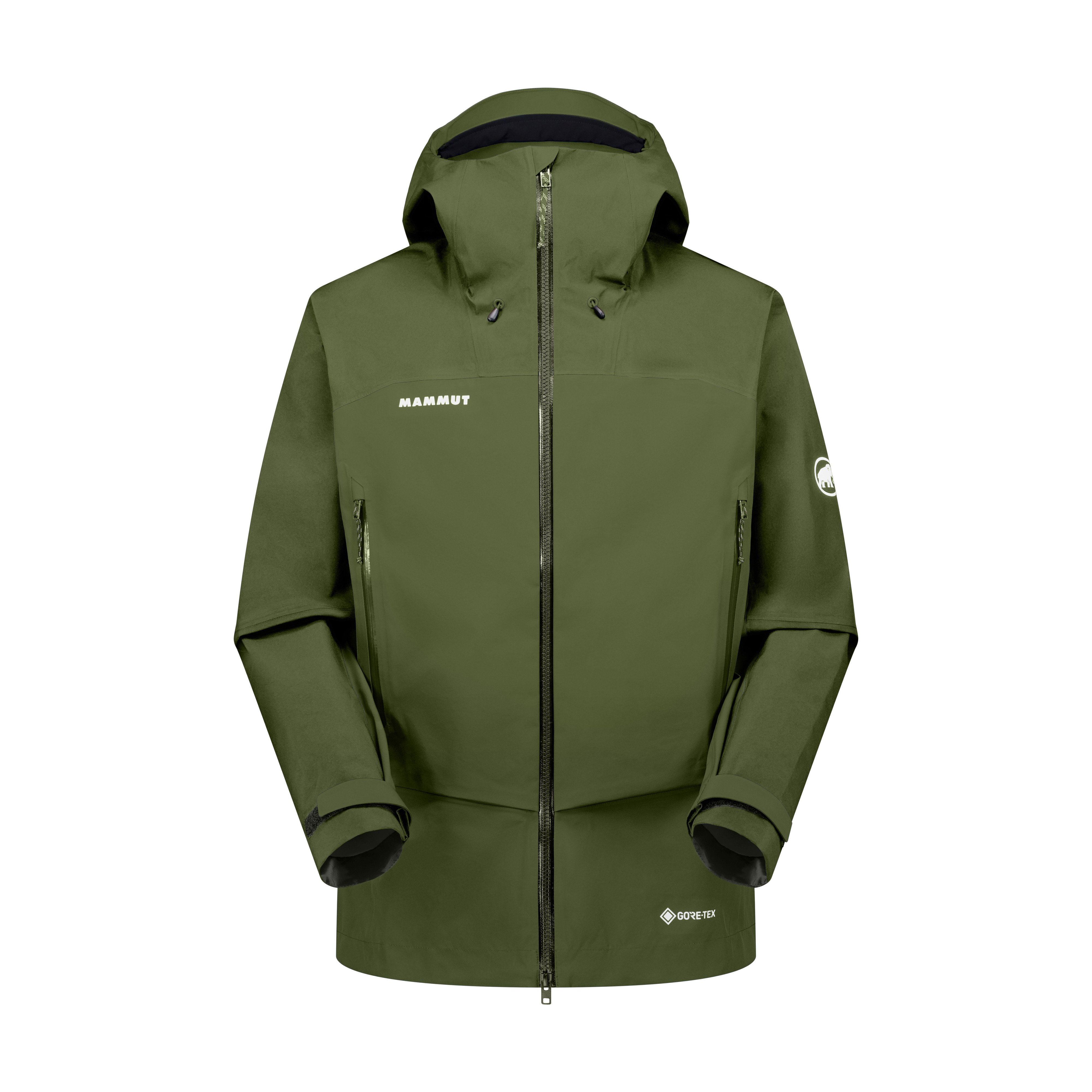 Mammut Alpine Guide HS Hooded Jacket AF Men - Black/Dark mammut red/Mammut red-dark mammut red/Marine/Soil/Dark marsh/Tschiel-black - Thumbnail