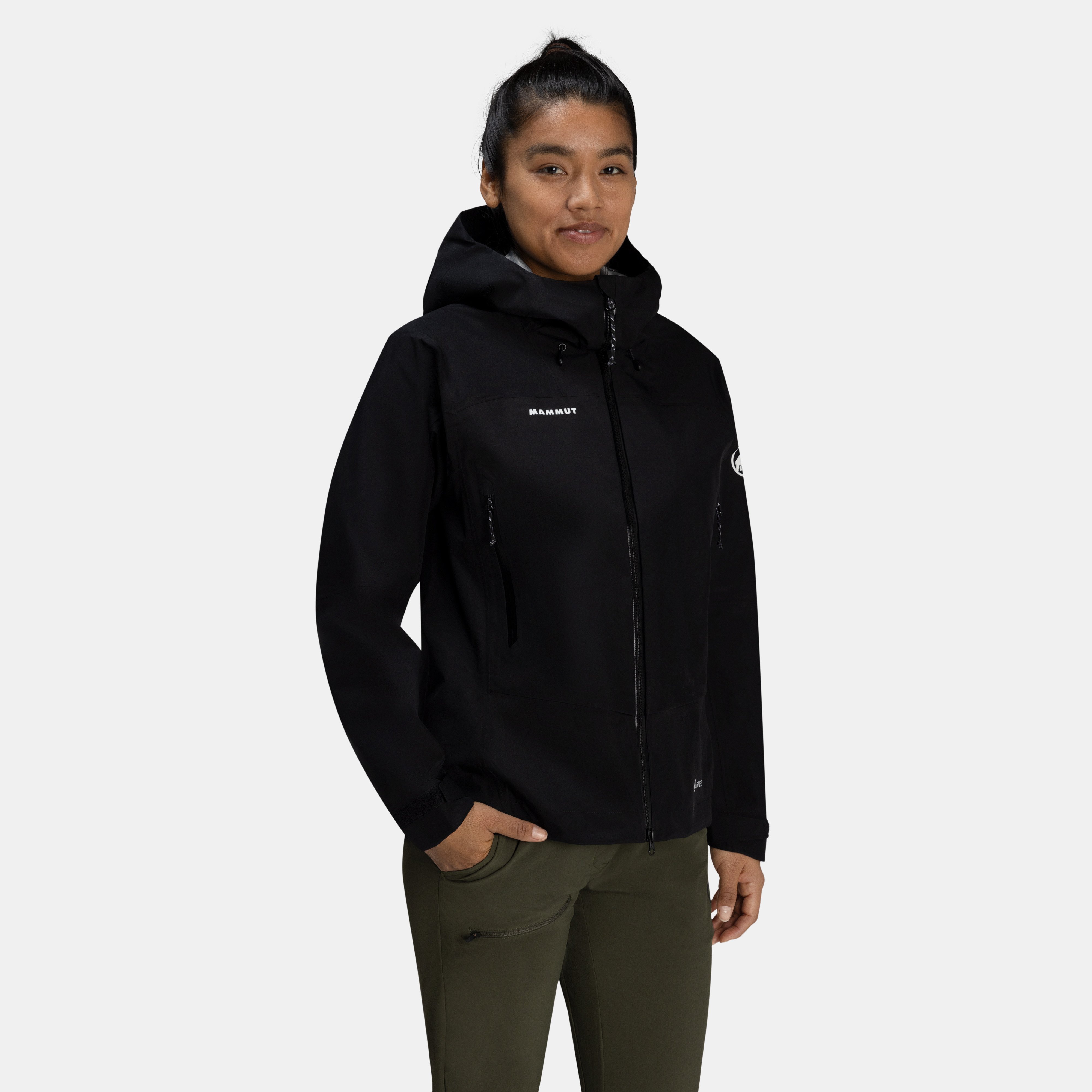Mammut Alpine Guide HS Hooded Jacket AF Women, black - Black