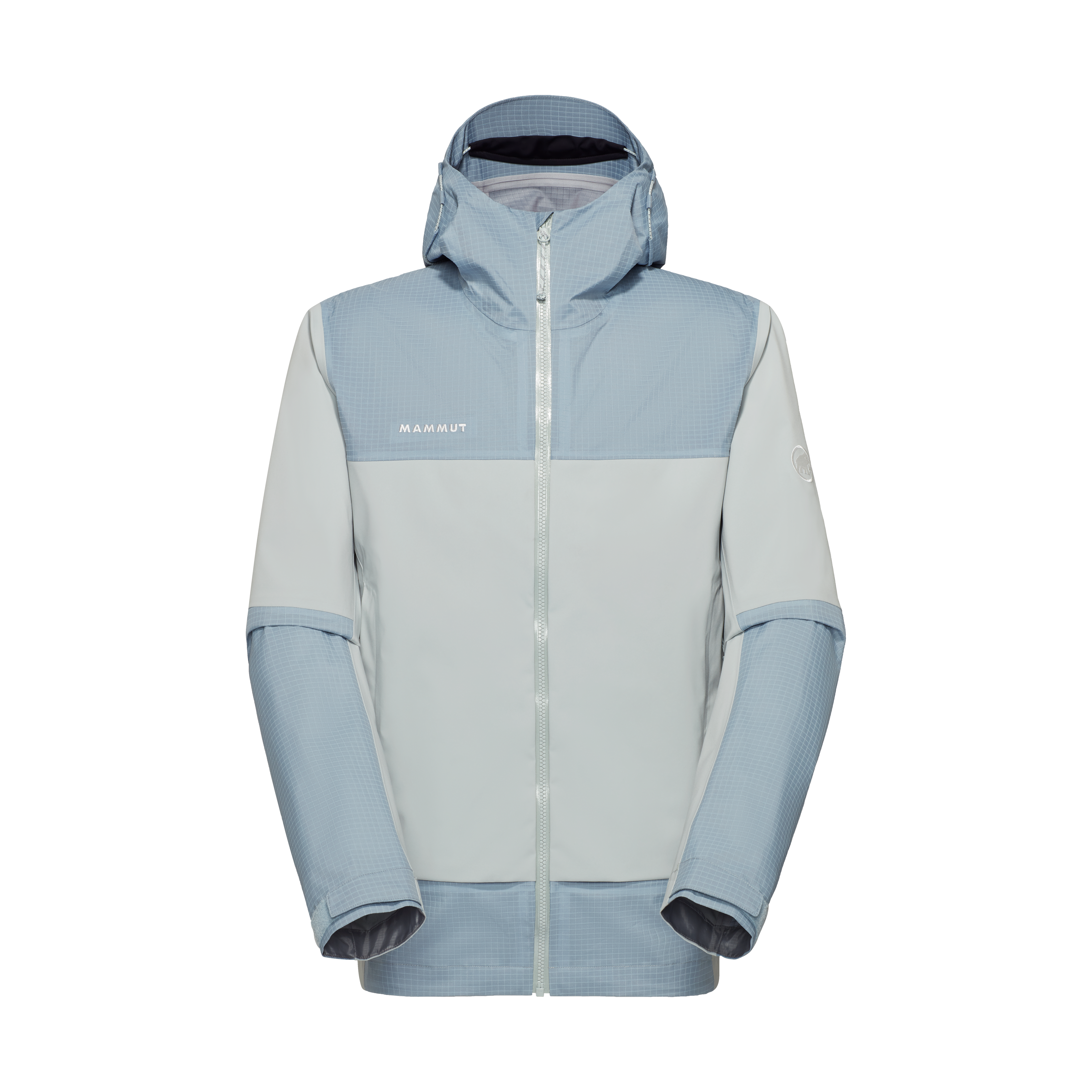 Mammut Ducan Guide HS Hooded Jacket Men, silver sage-nebla - Silver sage-nebla - Thumbnail