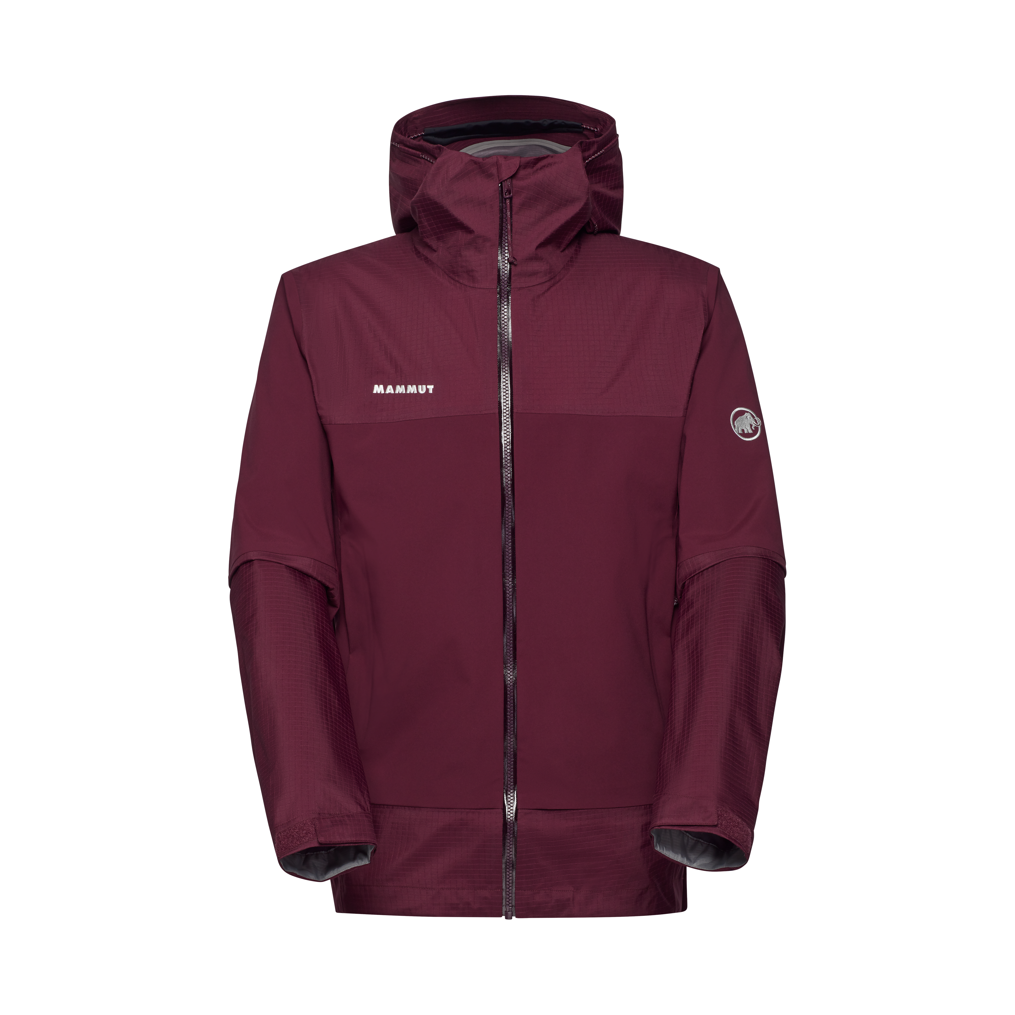 Mammut Ducan Guide HS Hooded Jacket Men - temp - vin, S - Vin - Thumbnail