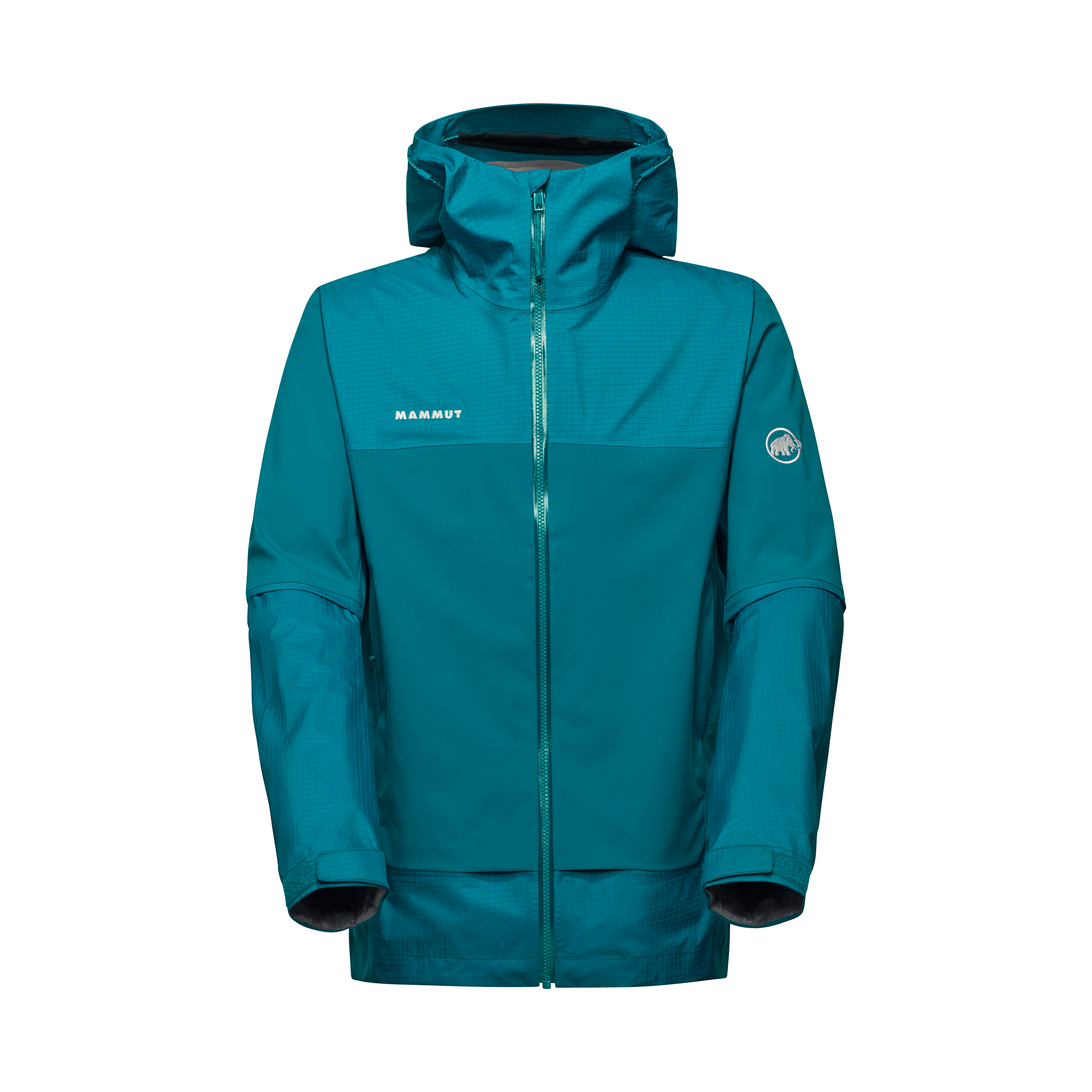 Mammut Ducan Guide HS Hooded Jacket Men - temp, deep teal - Deep teal - Thumbnail