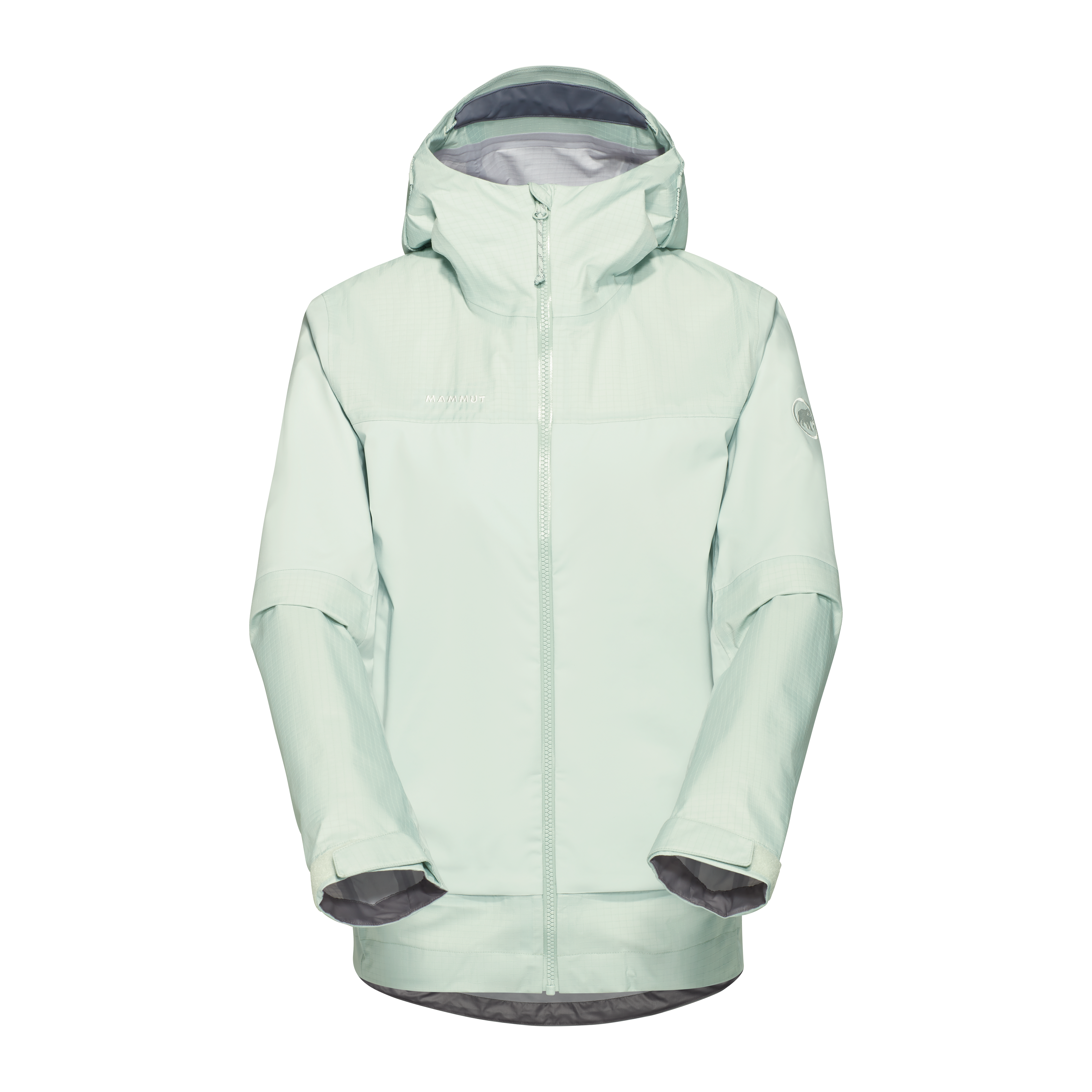 Mammut Ducan Guide HS Hooded Jacket Women, silver sage - Silver sage - Thumbnail