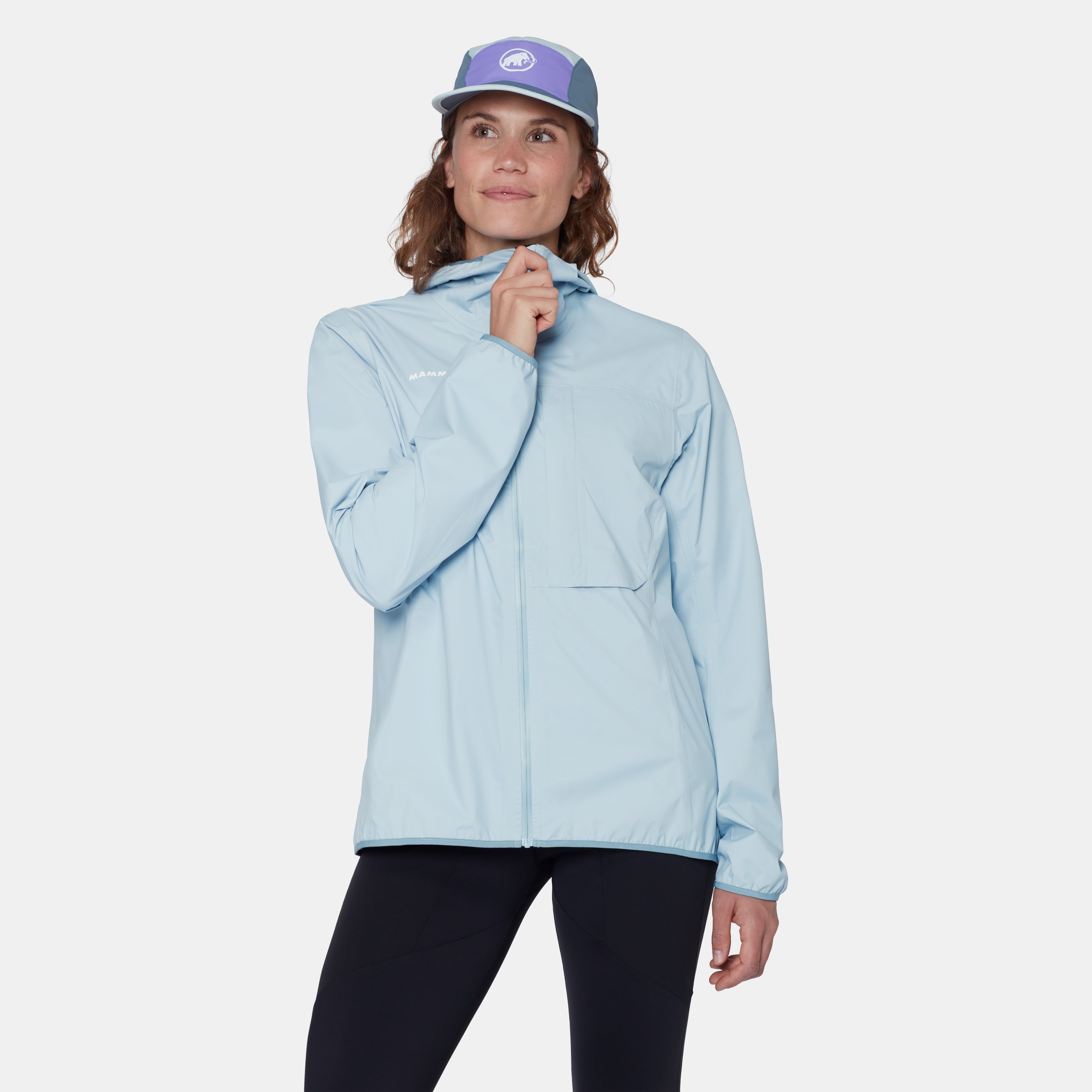 Mammut Ducan Light HS Hooded Jacket Women, nebla - Nebla