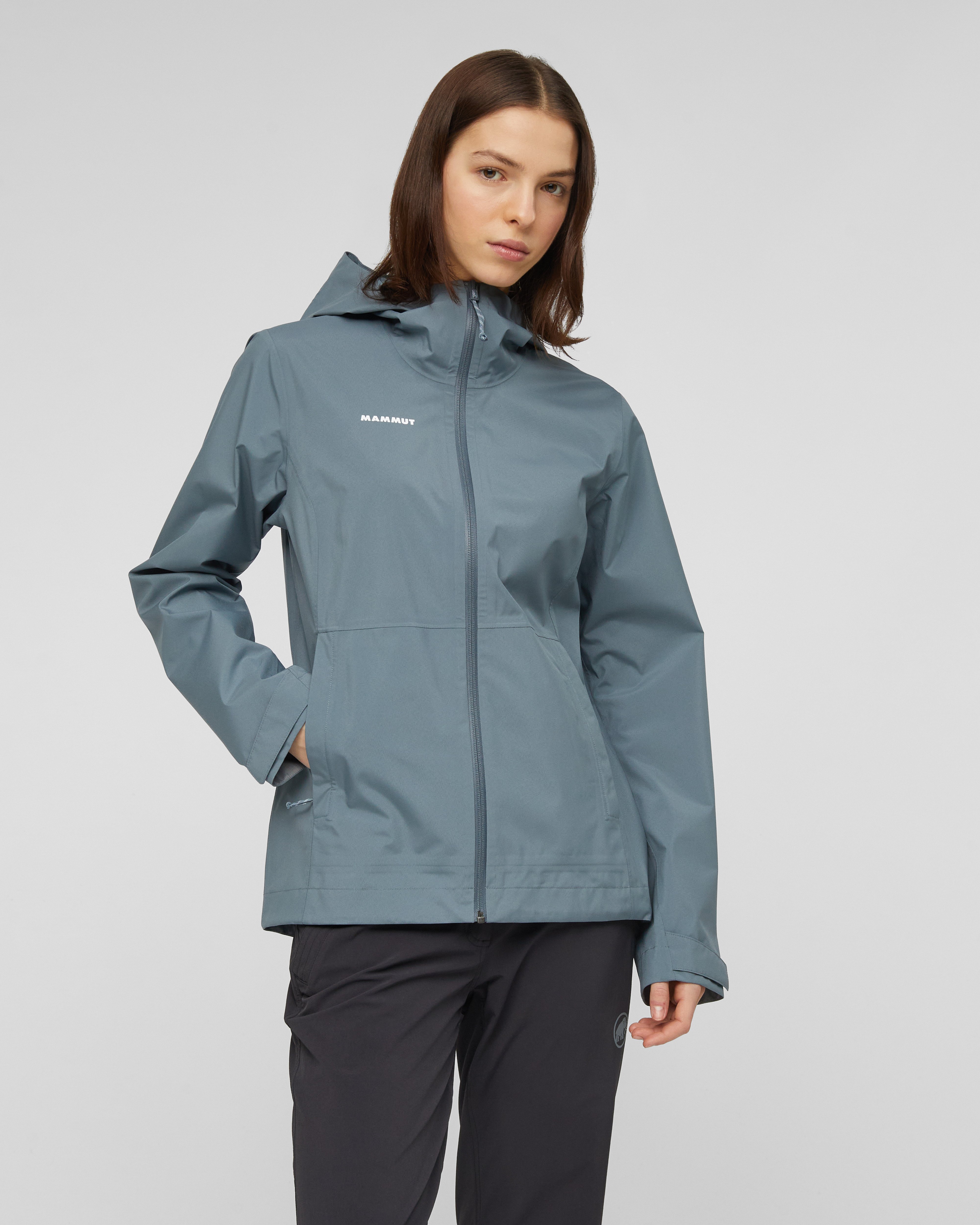 Mammut Linard Light HS Hooded Jacket Women, strata - Strata - Model front view