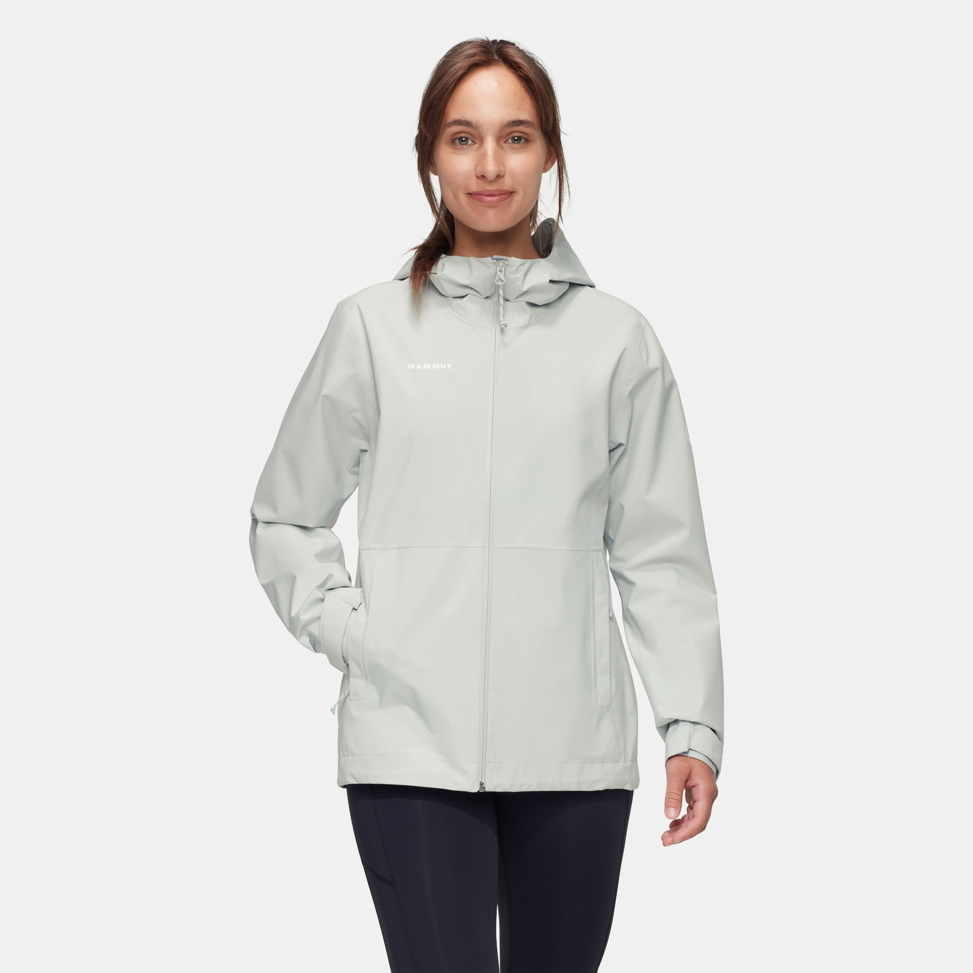 Mammut Linard Light HS Hooded Jacket Women, silver sage - Silver sage