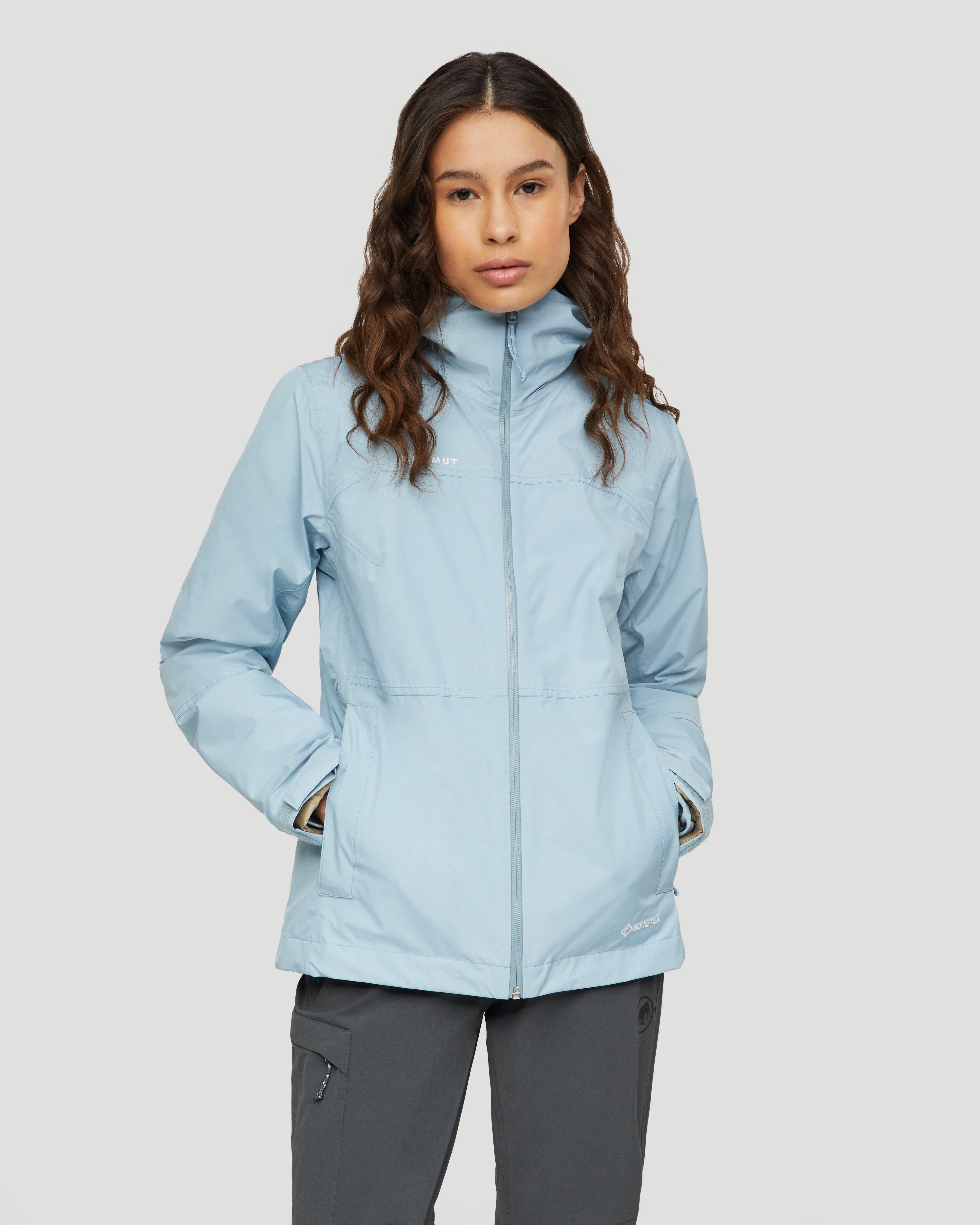 Mammut Treeline 3 in 1 HS Hooded Jacket Women, nebla-sablun - Nebla-sablun - Model front view