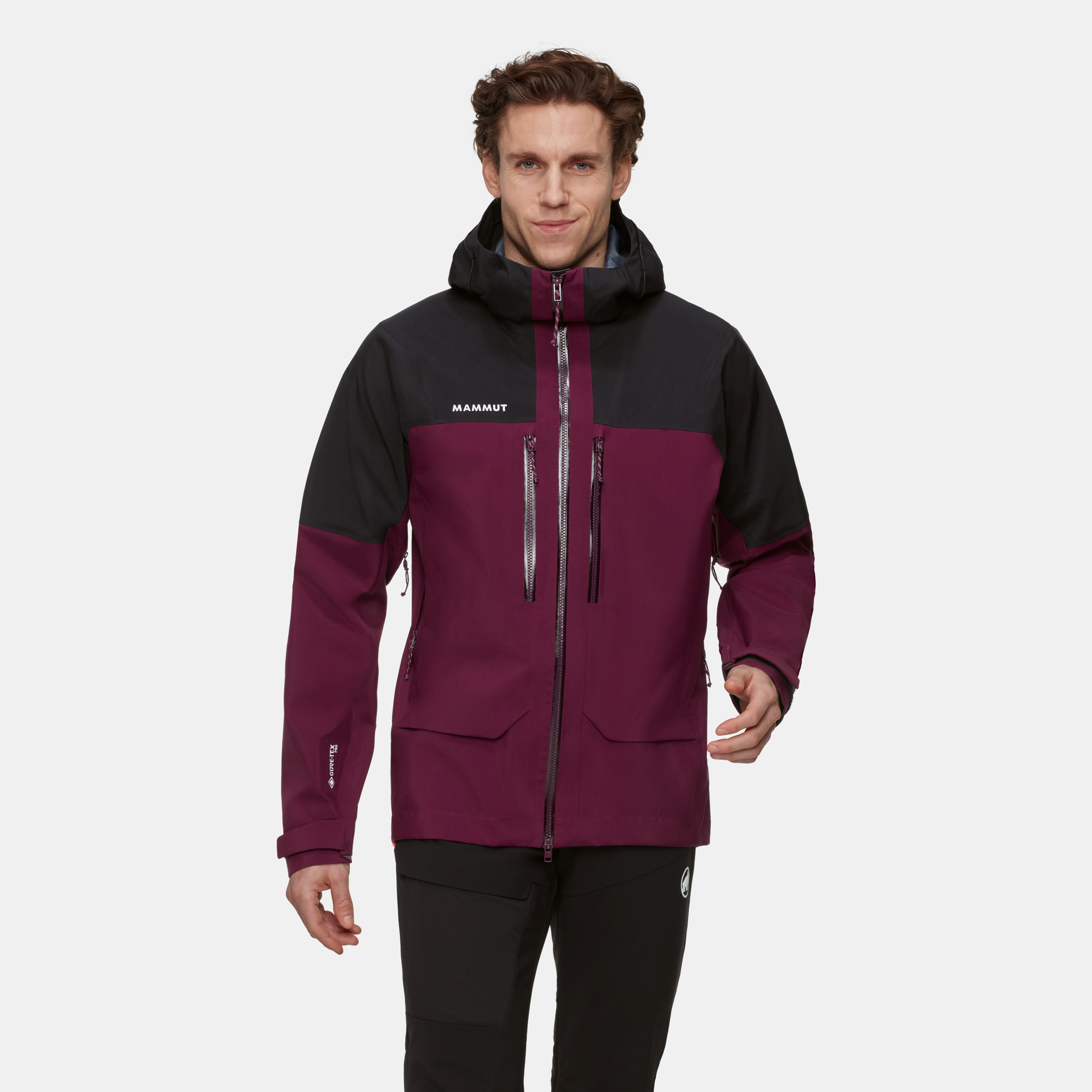 Mammut Crater Pro HS Hooded Jacket Men, vin-black - Vin-black