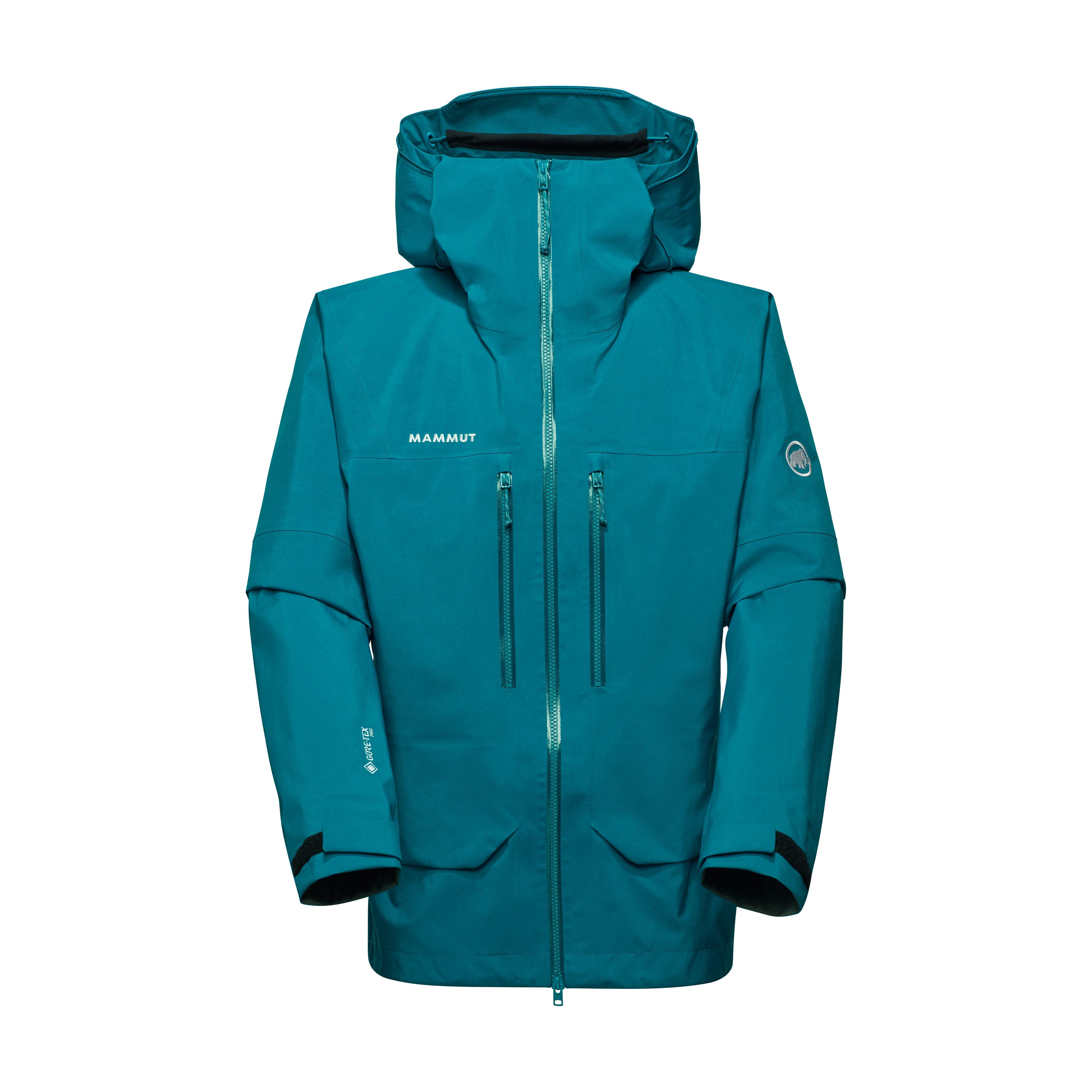 Mammut Crater Pro HS Hooded Jacket Men - Black/Mammut red/Vin-black/Deep teal/Nebla/Tschiel - Thumbnail