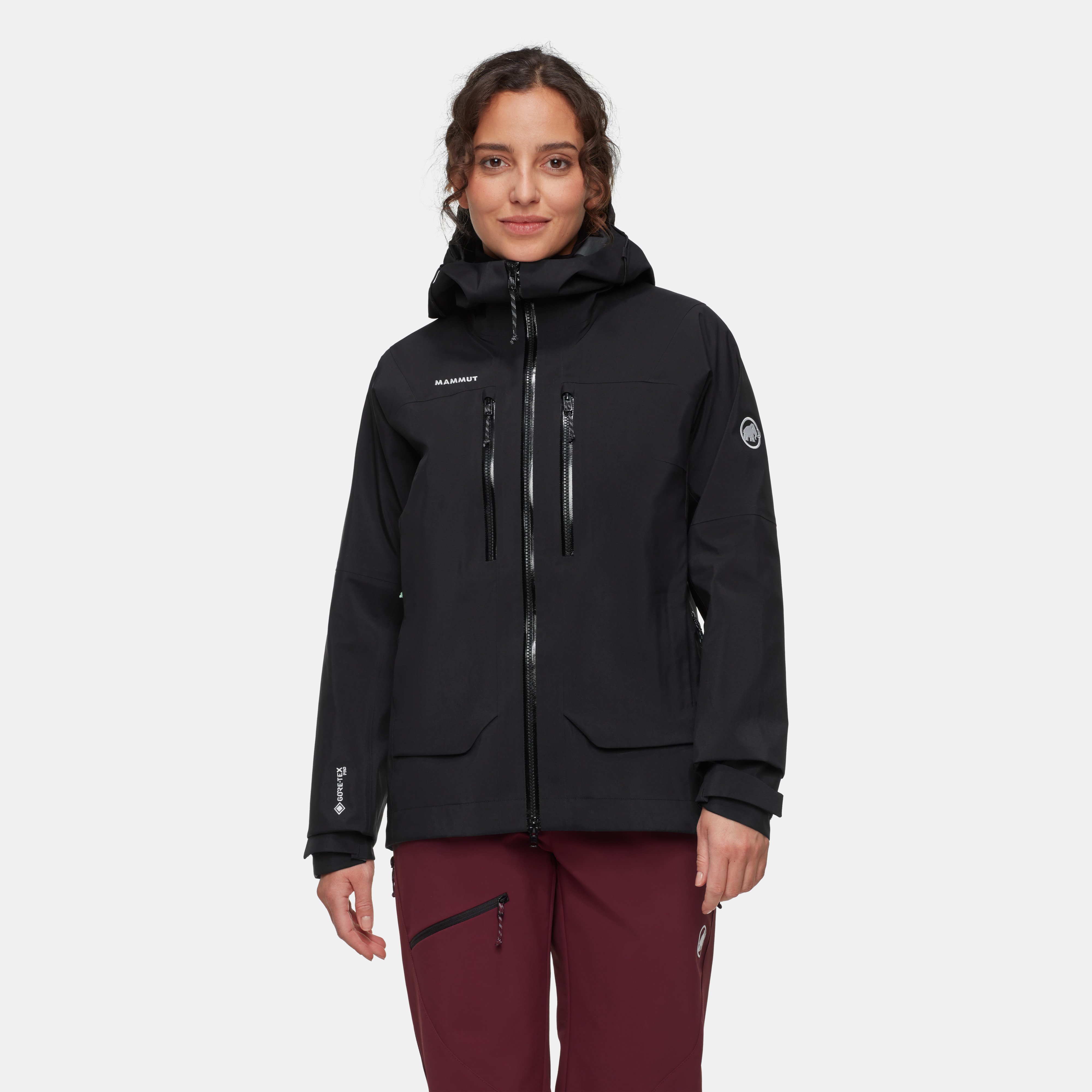 Mammut Crater Pro HS Hooded Jacket Women, black - Black