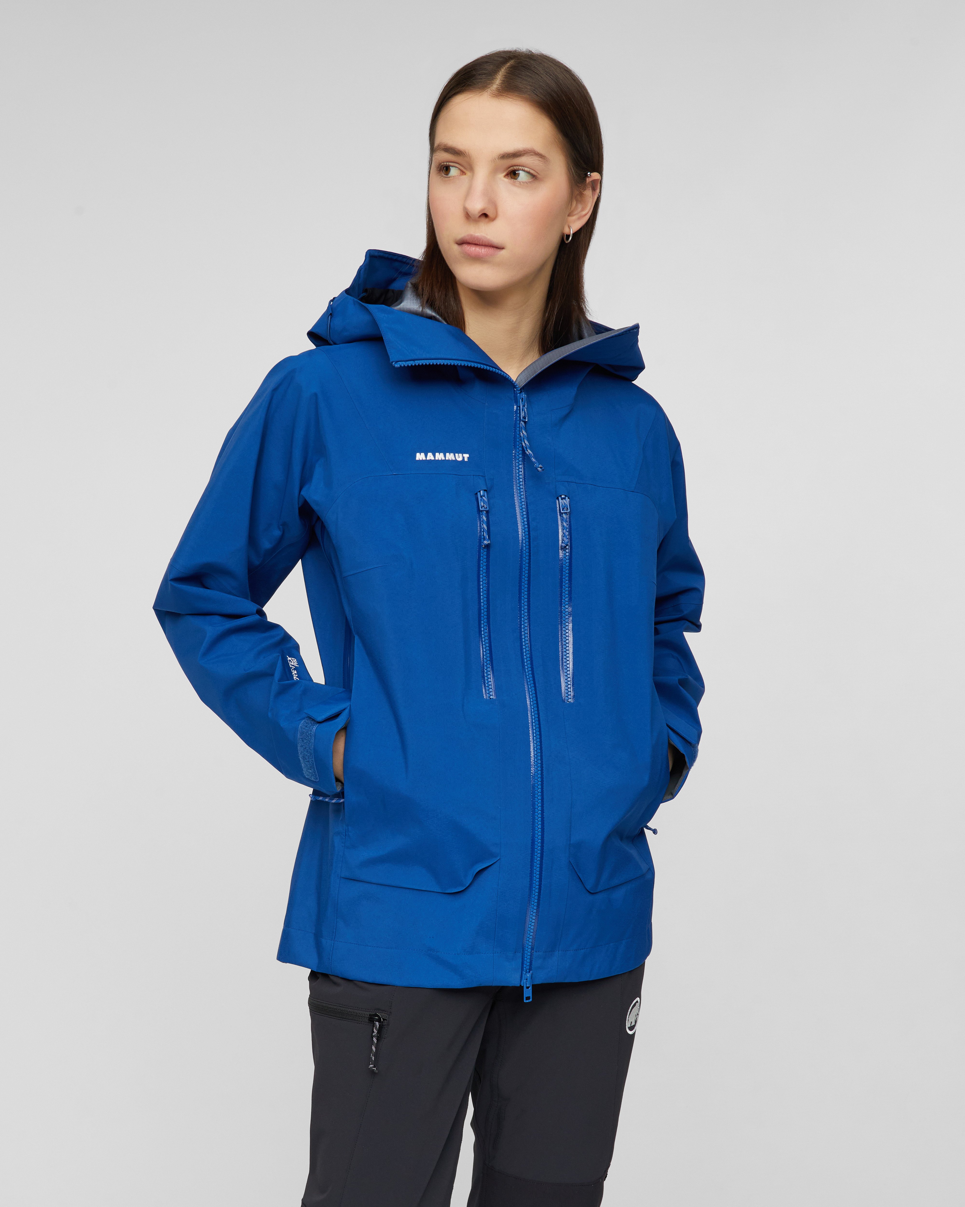Mammut Crater Pro HS Hooded Jacket Women, tschiel - Tschiel - Model front view