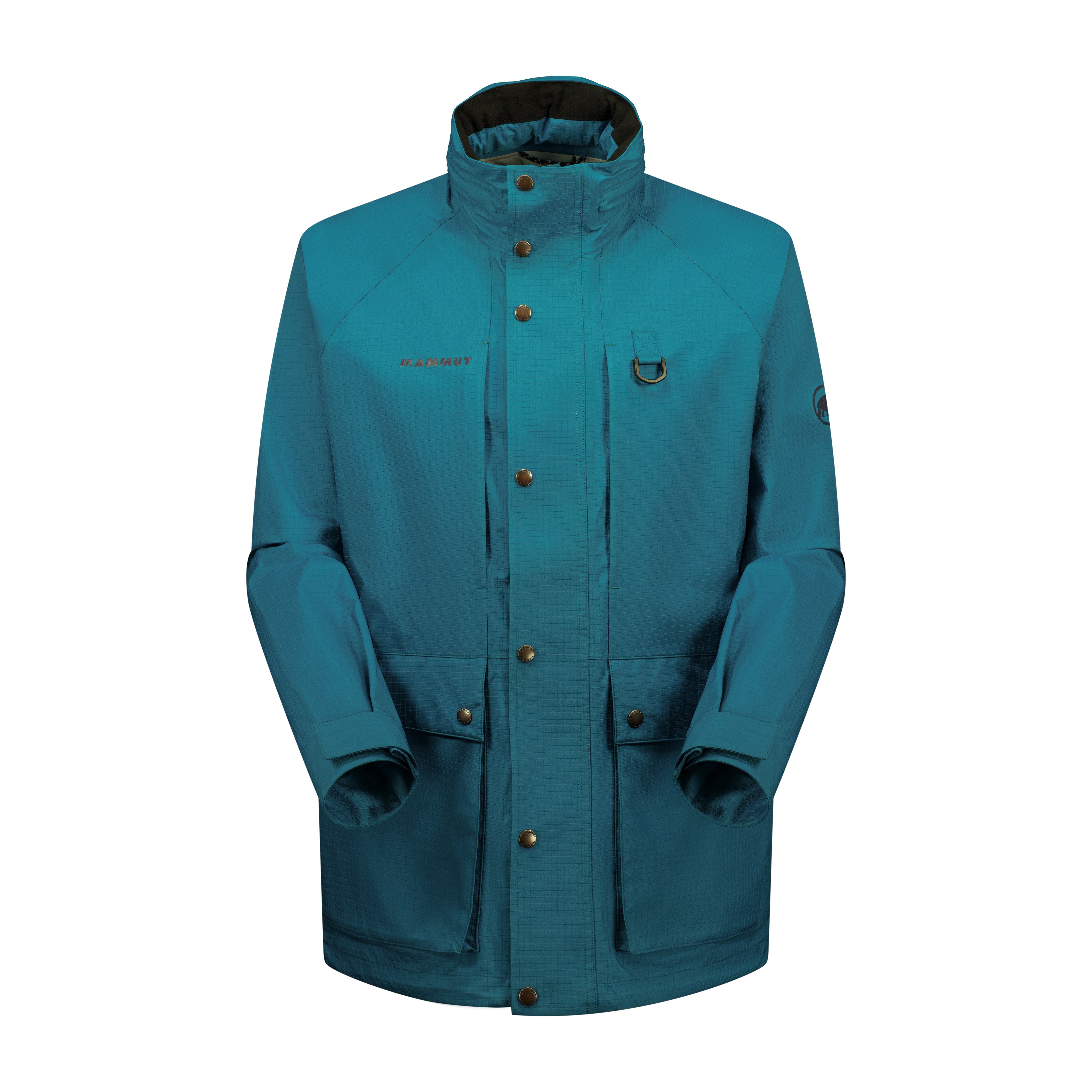 Mammut Explorer Zip-In HS Jacket AF Men - Black/Claystone/Soil/Marsh/Deep teal - Thumbnail