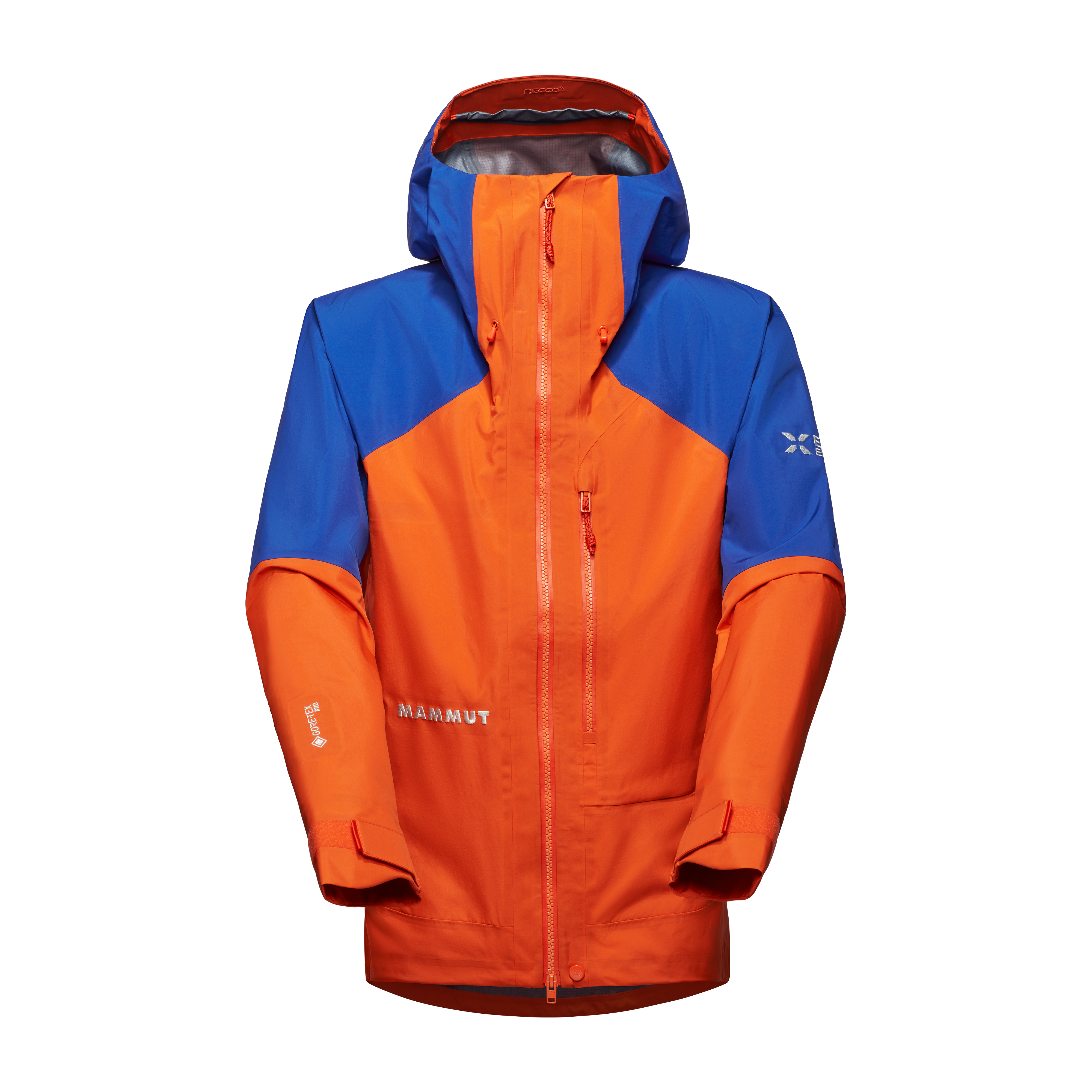 Mammut Eiger Nordwand Advanced HS Hooded Jacket Men, eiger orange-eiger blue - Eiger orange-eiger blue - Thumbnail