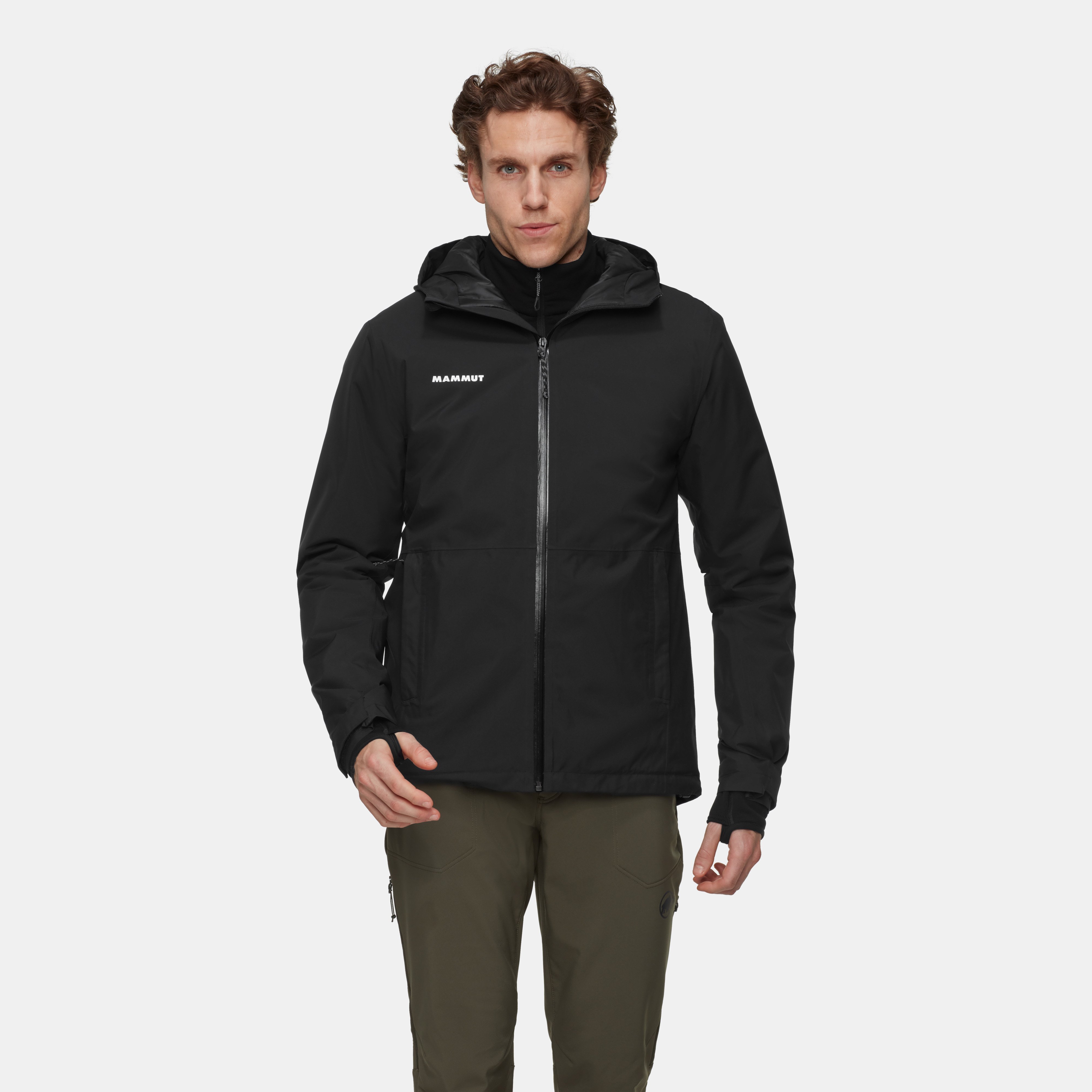 Mammut Linard HS Thermo Hooded Jacket Men - temp, black - Black