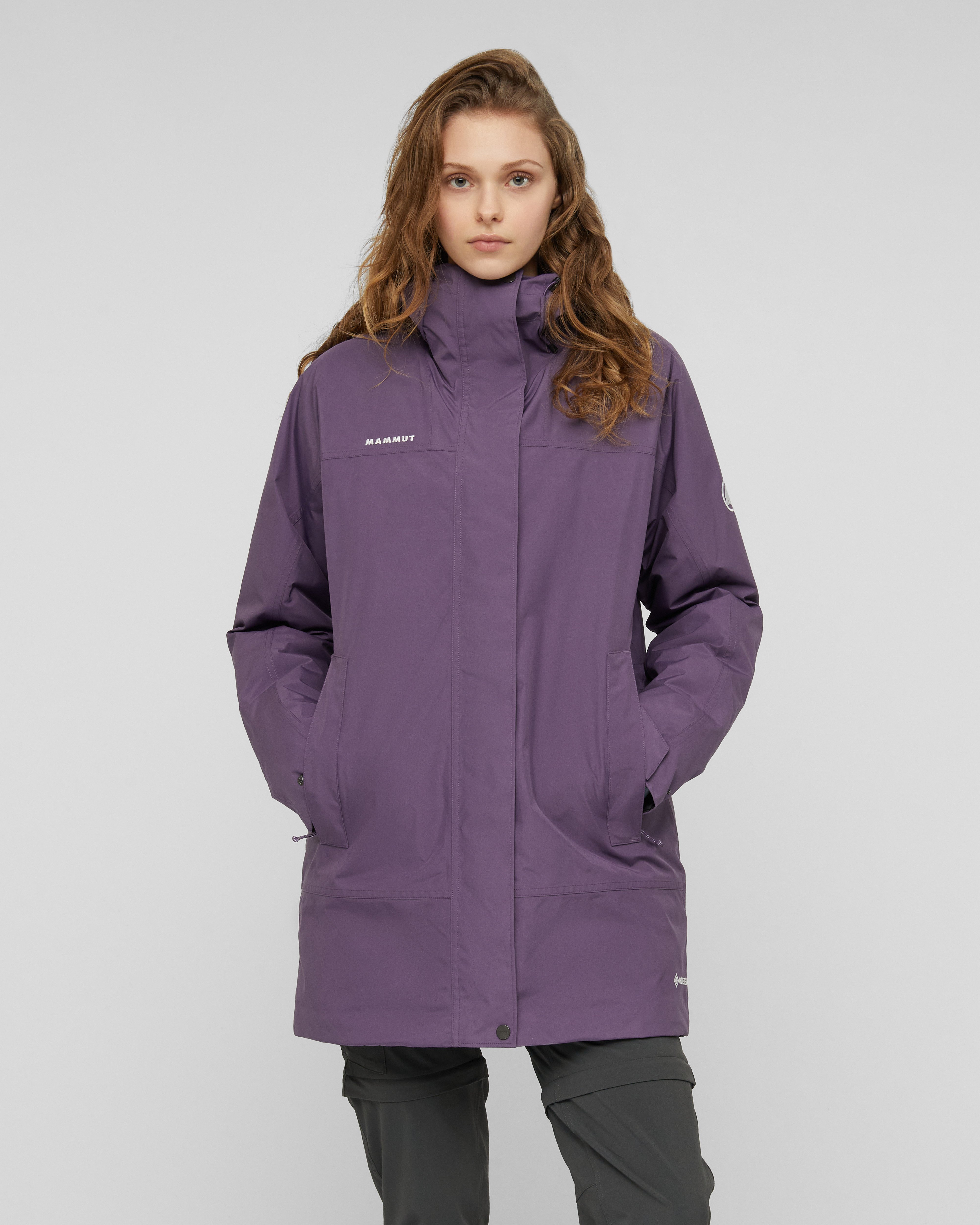 Mammut Treeline HS Thermo Hooded Parka Women, paloja - Paloja - Model front view